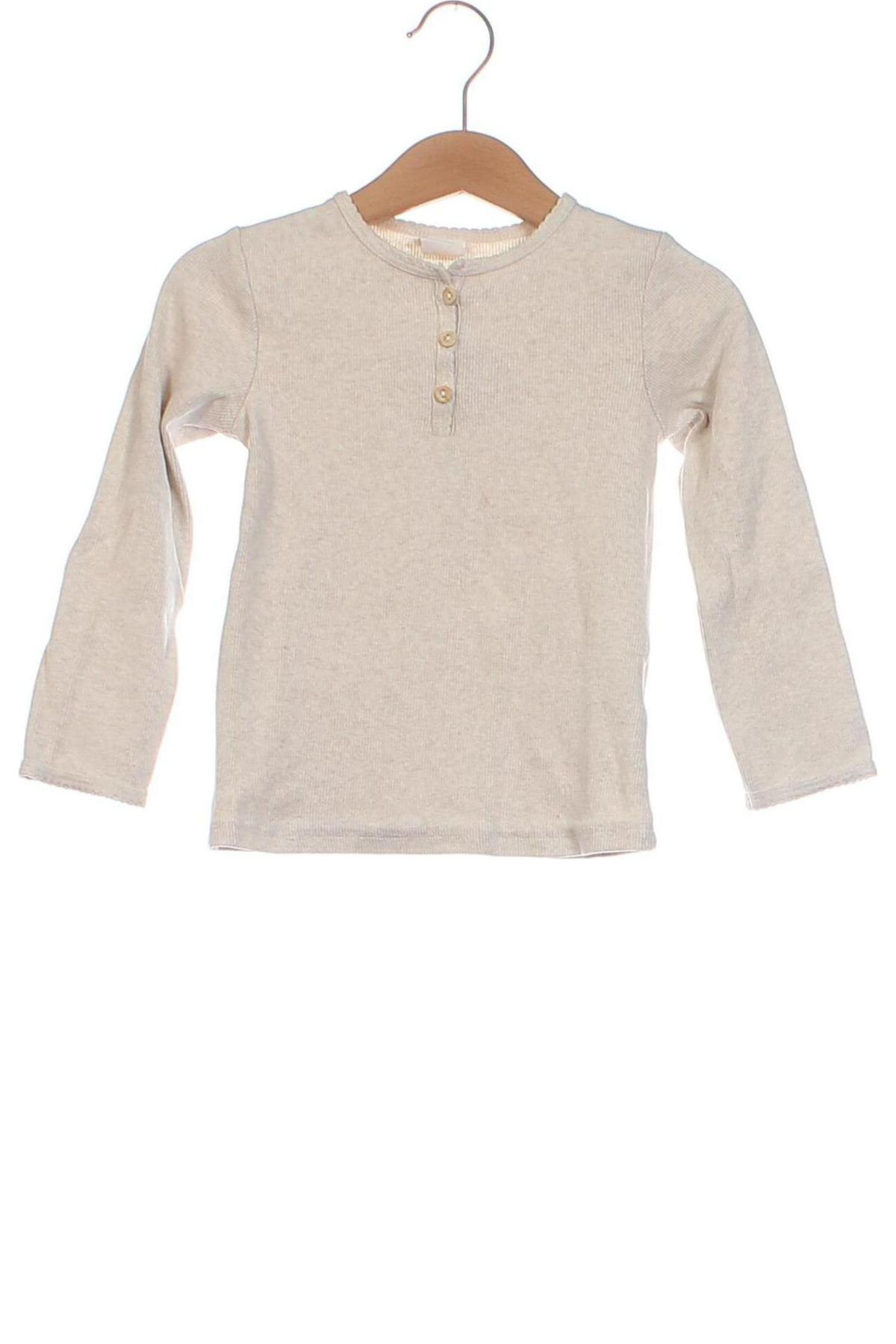 Kinder Shirt H&M, Größe 2-3y/ 98-104 cm, Farbe Beige, Preis 6,14 €