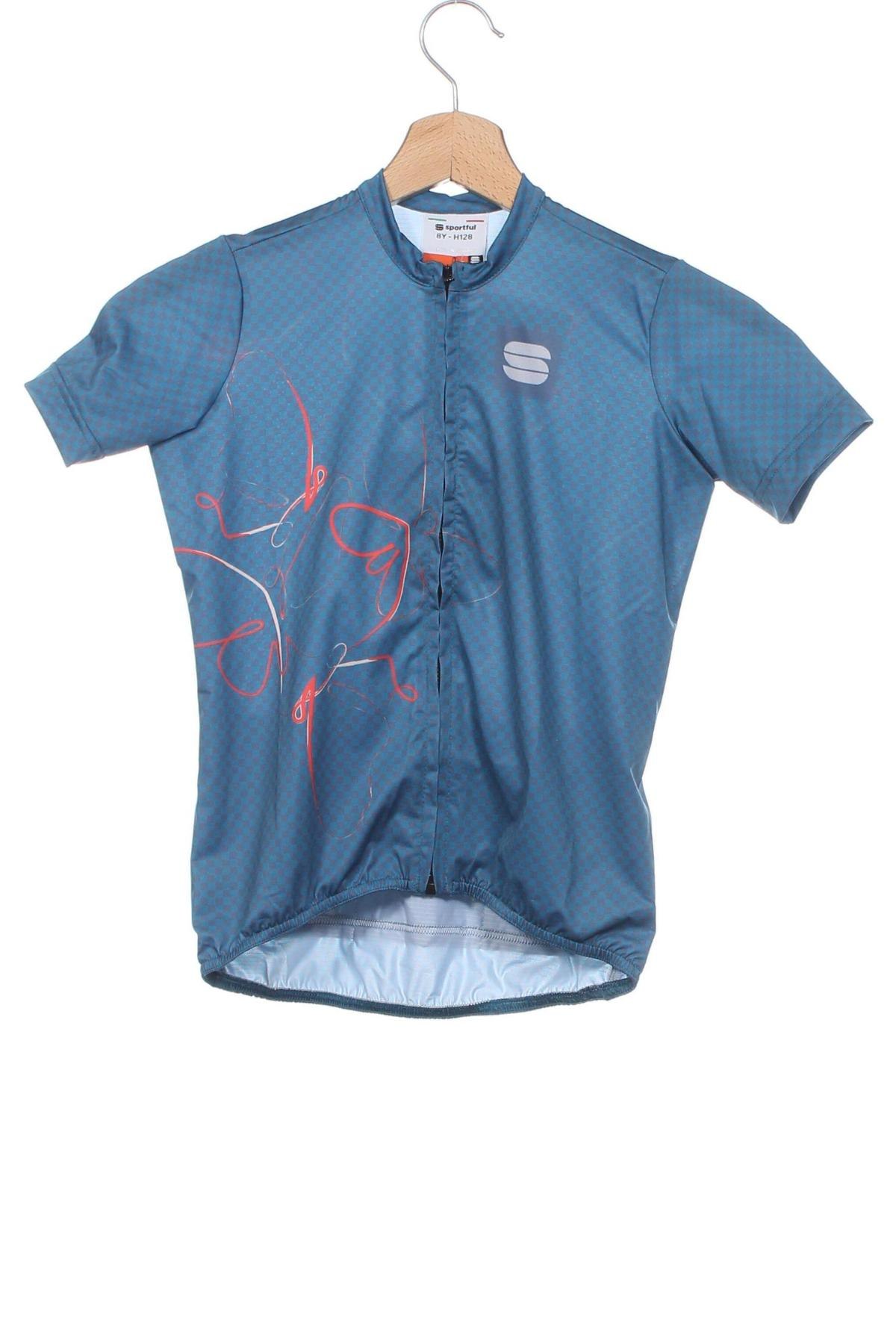 Kinder Shirt Sportful, Größe 7-8y/ 128-134 cm, Farbe Blau, Preis 20,10 €