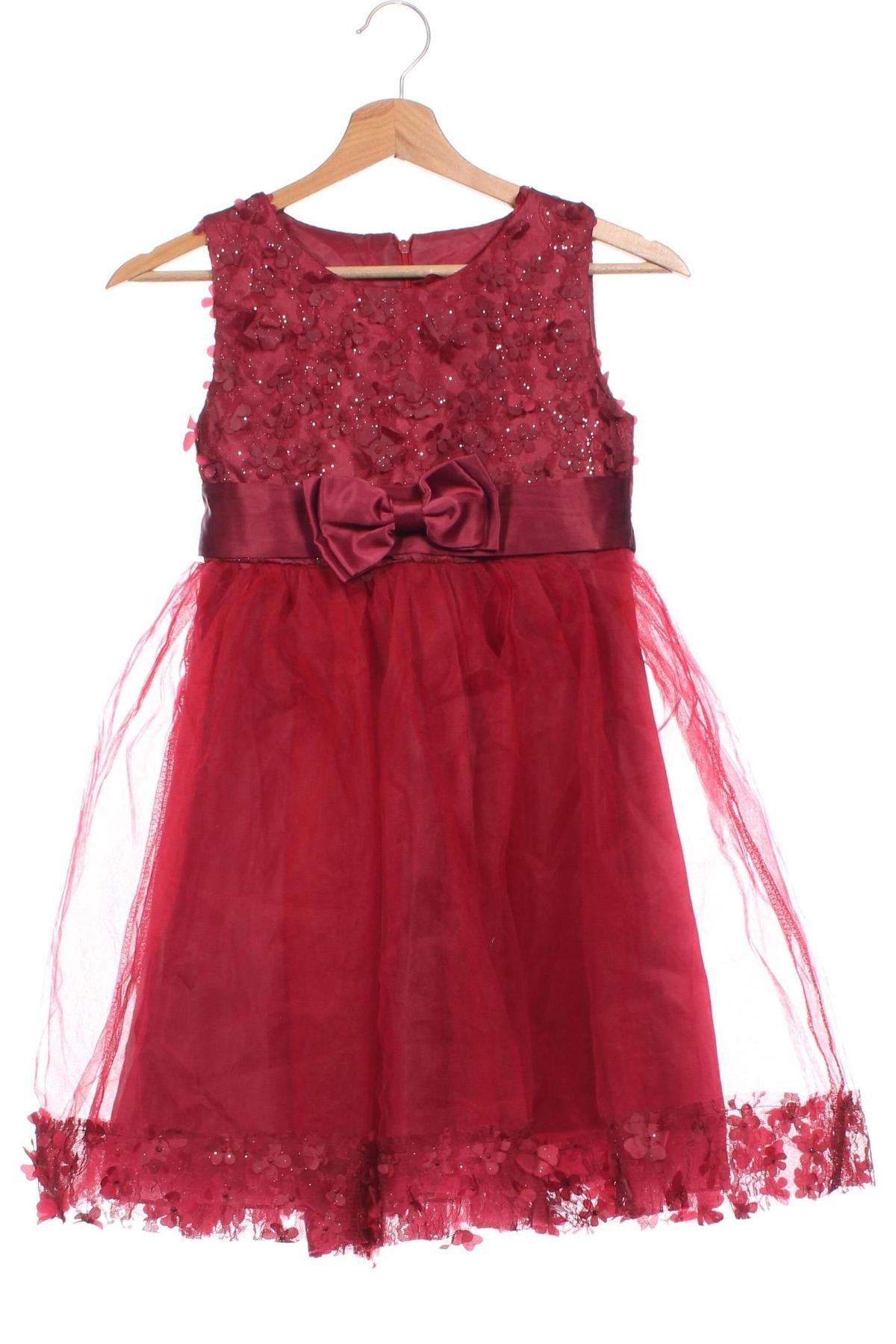 Kinderkleid, Größe 10-11y/ 146-152 cm, Farbe Rot, Preis € 25,93