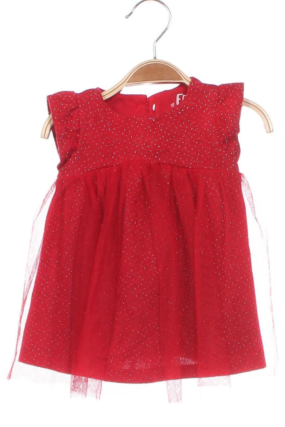 Kinderkleid F&F, Größe 1-2m/ 50-56 cm, Farbe Rot, Preis € 5,79