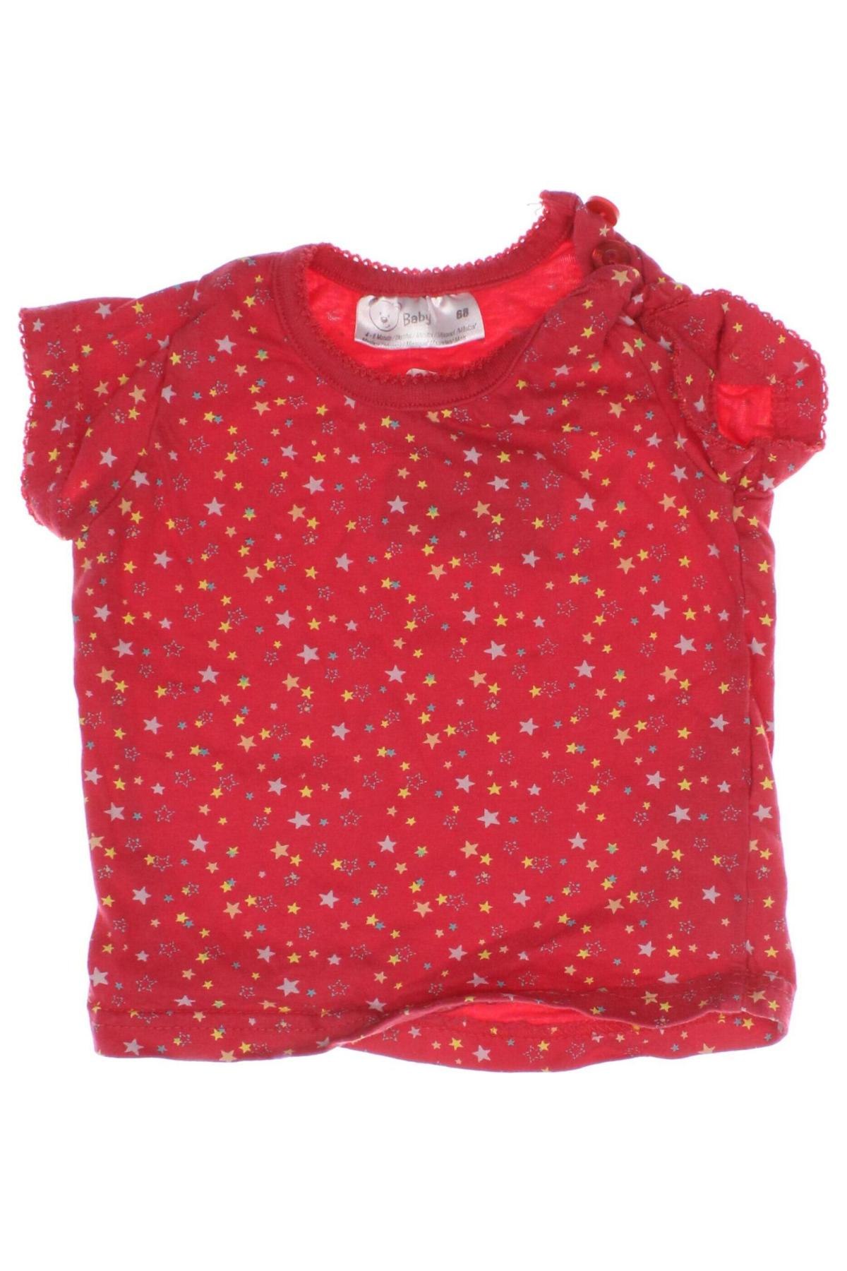 Dziecięcy T-shirt, Rozmiar 3-6m/ 62-68 cm, Kolor Czerwony, Cena 8,99 zł