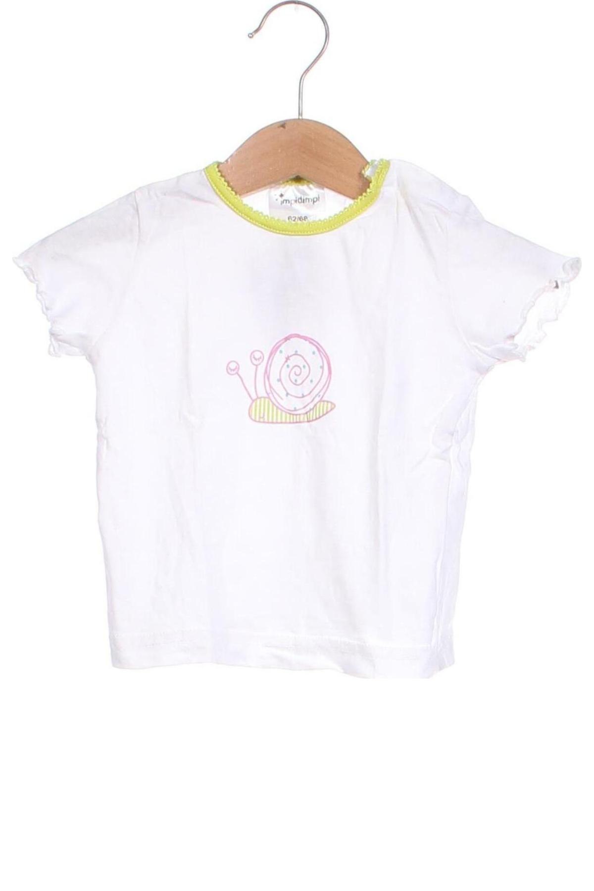 Kinder T-Shirt Impidimpi, Größe 3-6m/ 62-68 cm, Farbe Weiß, Preis € 1,99