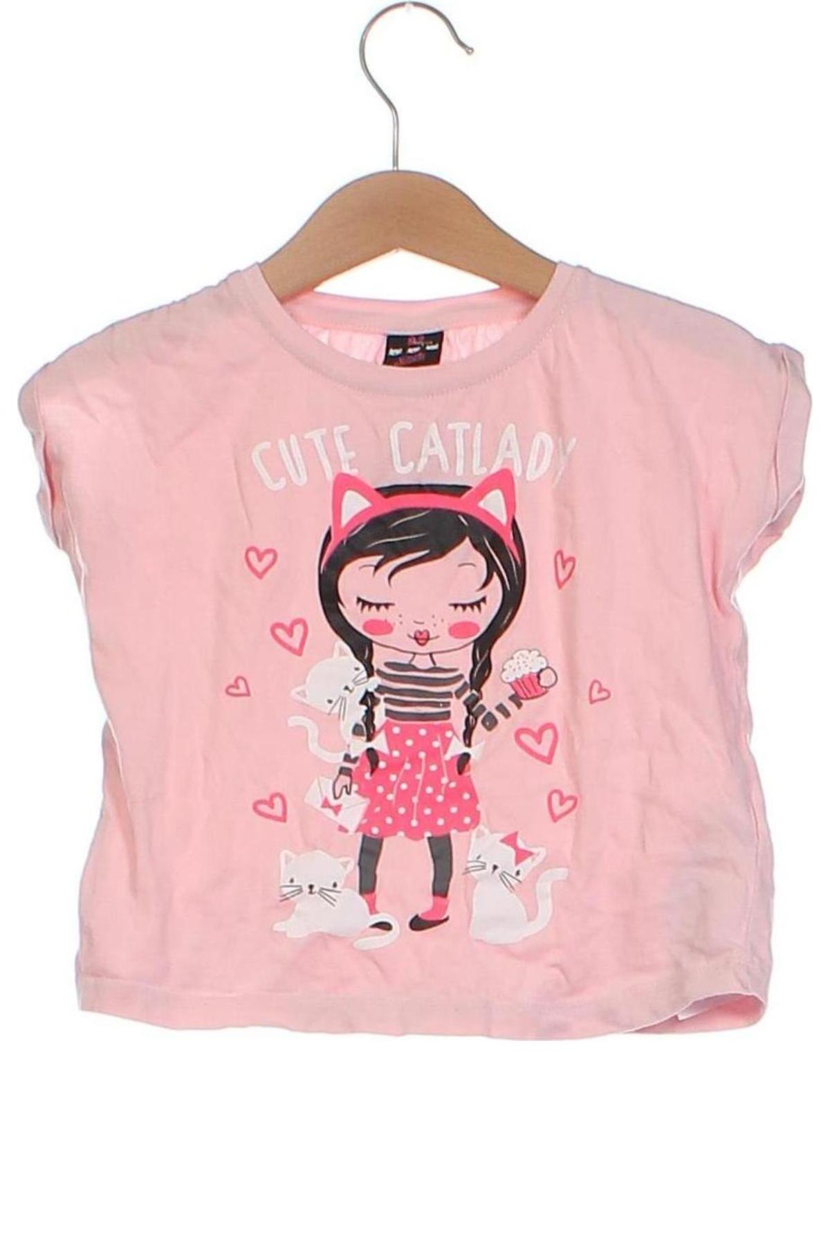 Kinder T-Shirt Kiki & Koko, Größe 18-24m/ 86-98 cm, Farbe Rosa, Preis 6,00 €