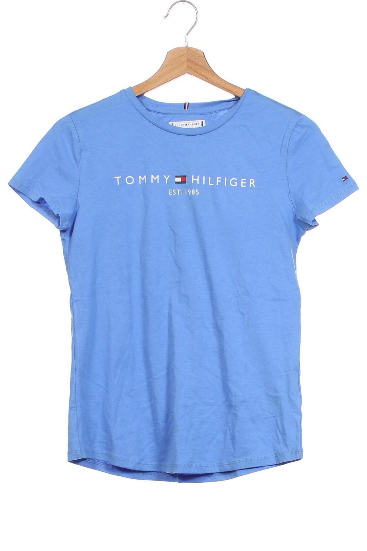 Tricou pentru copii Tommy Hilfiger, Mărime 15-18y/ 170-176 cm, Culoare Albastru, Preț 151,32 Lei