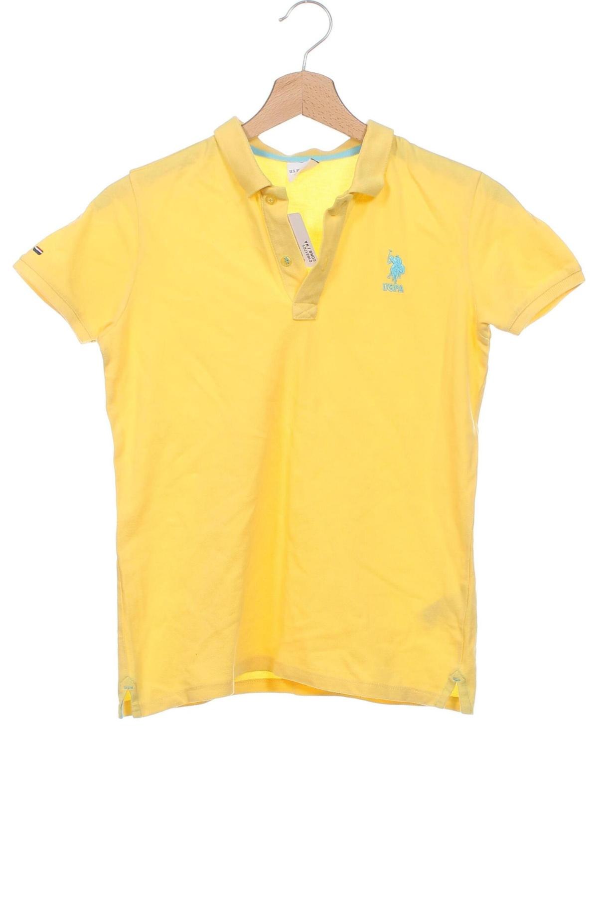 Tricou pentru copii U.S. Polo Assn., Mărime 10-11y/ 146-152 cm, Culoare Galben, Preț 59,00 Lei