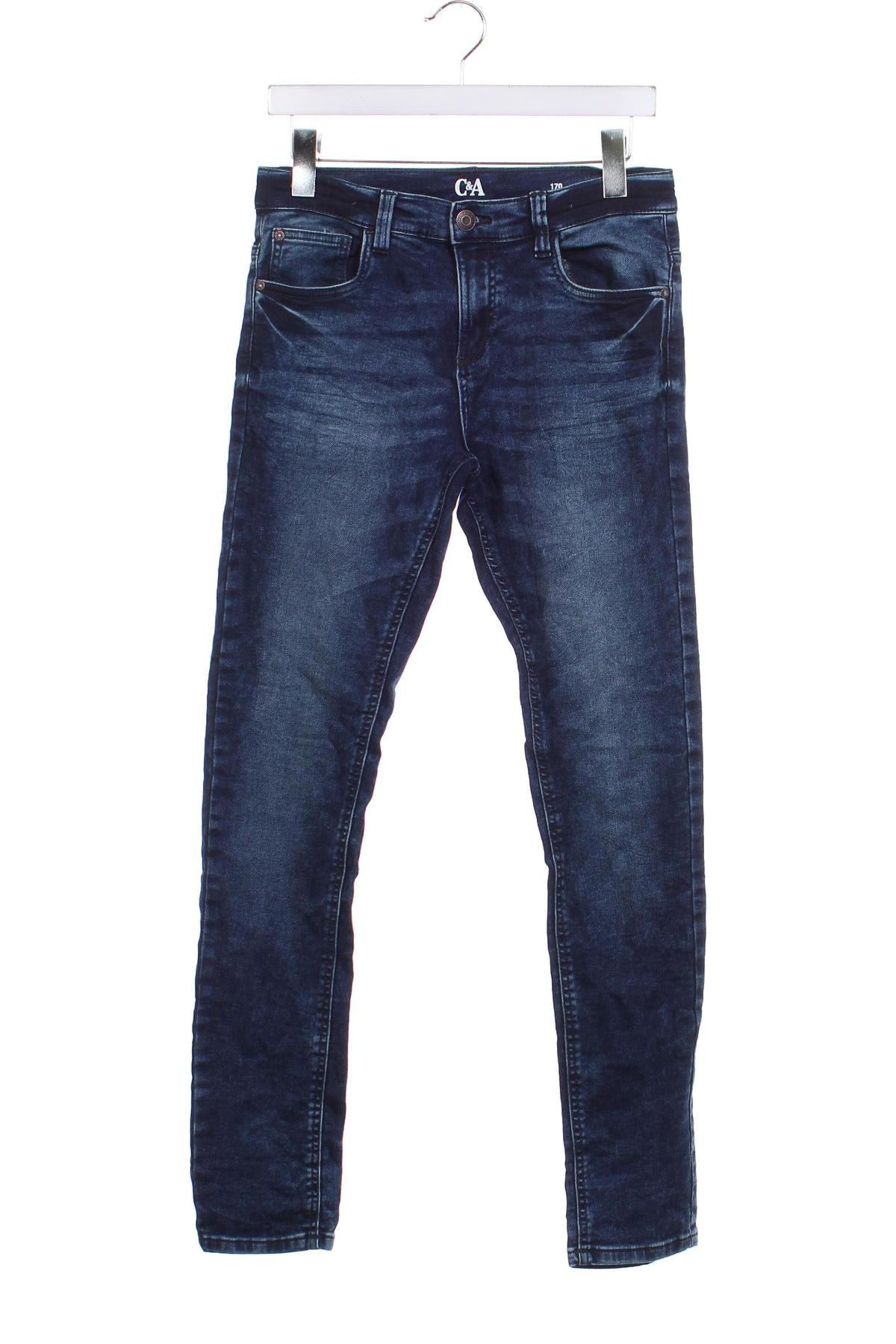 Kinderjeans C&A, Größe 14-15y/ 168-170 cm, Farbe Blau, Preis 22,27 €