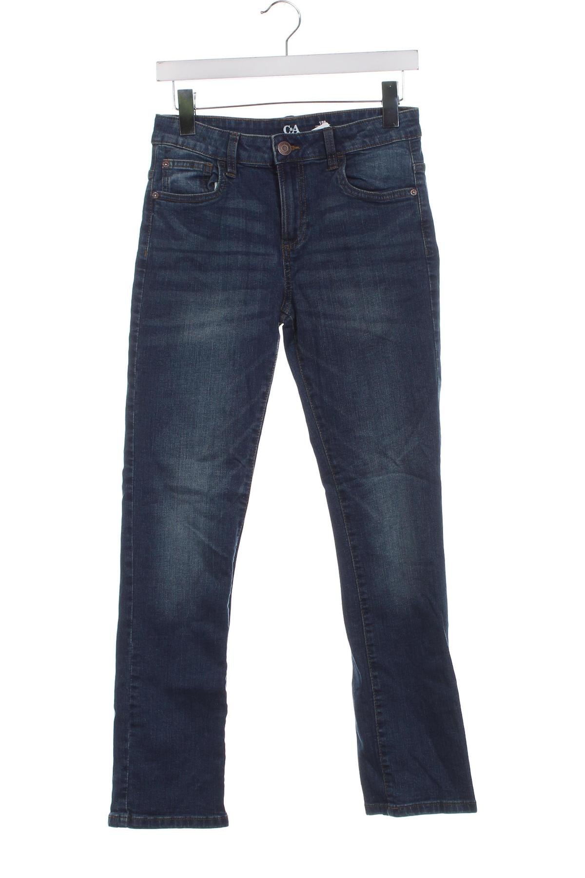 Kinderjeans C&A, Größe 11-12y/ 152-158 cm, Farbe Blau, Preis 7,99 €