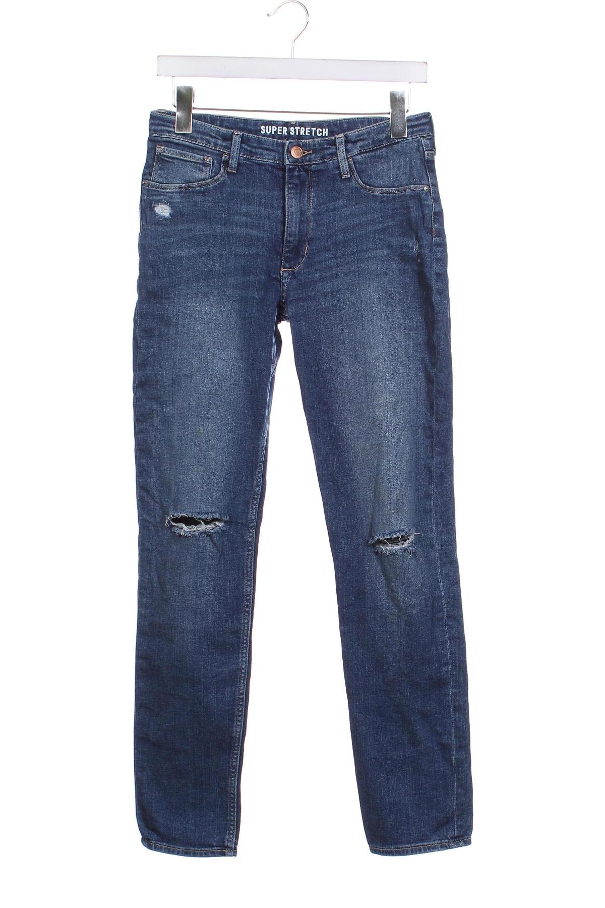 Kinderjeans H&M, Größe 14-15y/ 168-170 cm, Farbe Blau, Preis 9,99 €