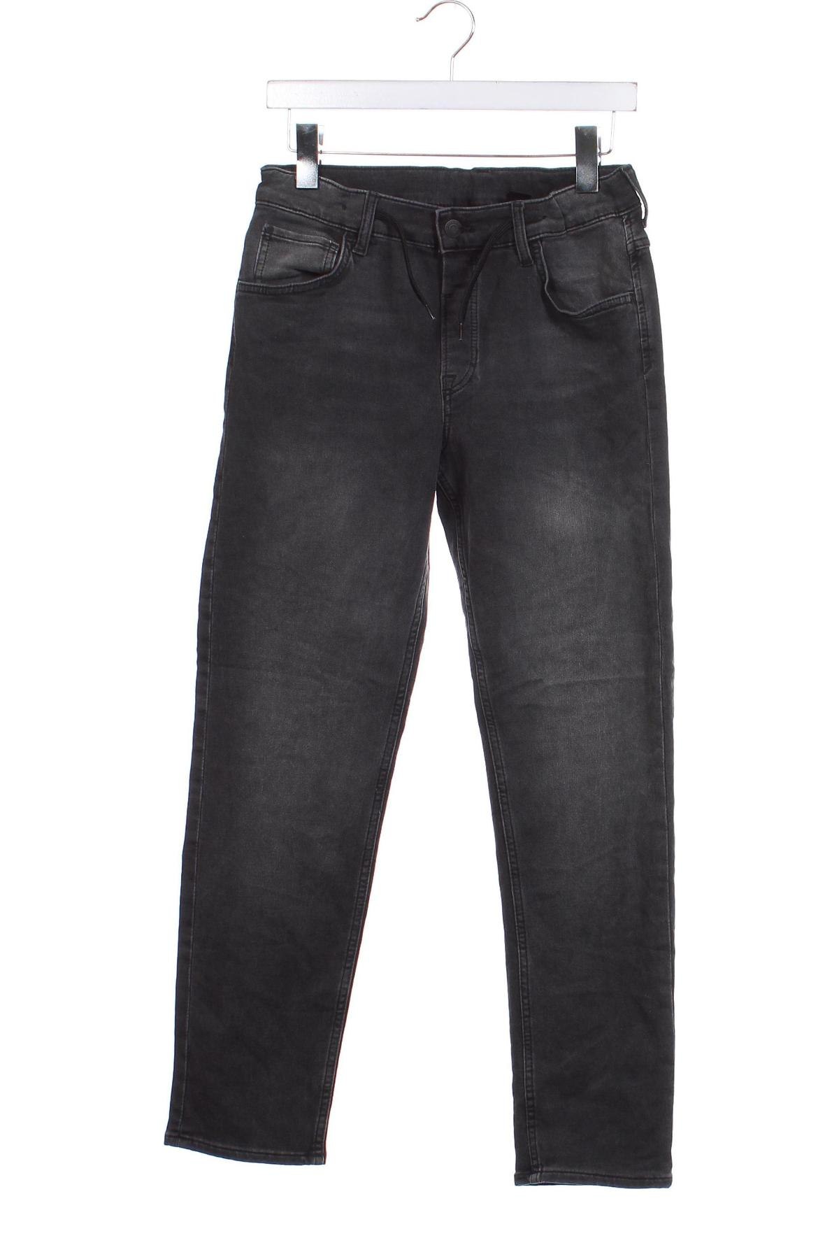 Dziecięce jeansy H&M, Rozmiar 12-13y/ 158-164 cm, Kolor Czarny, Cena 28,99 zł