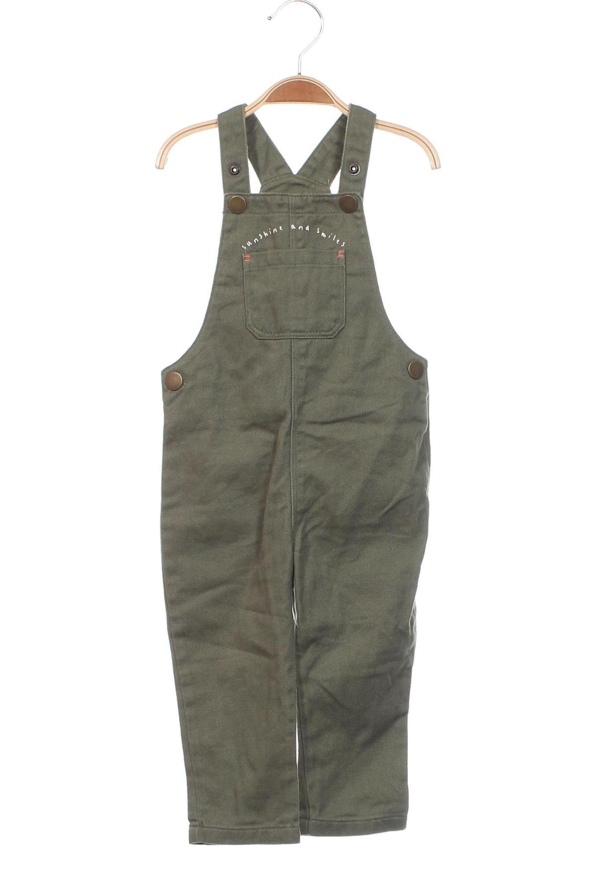 Kinder Overall, Größe 9-12m/ 74-80 cm, Farbe Grün, Preis 9,99 €