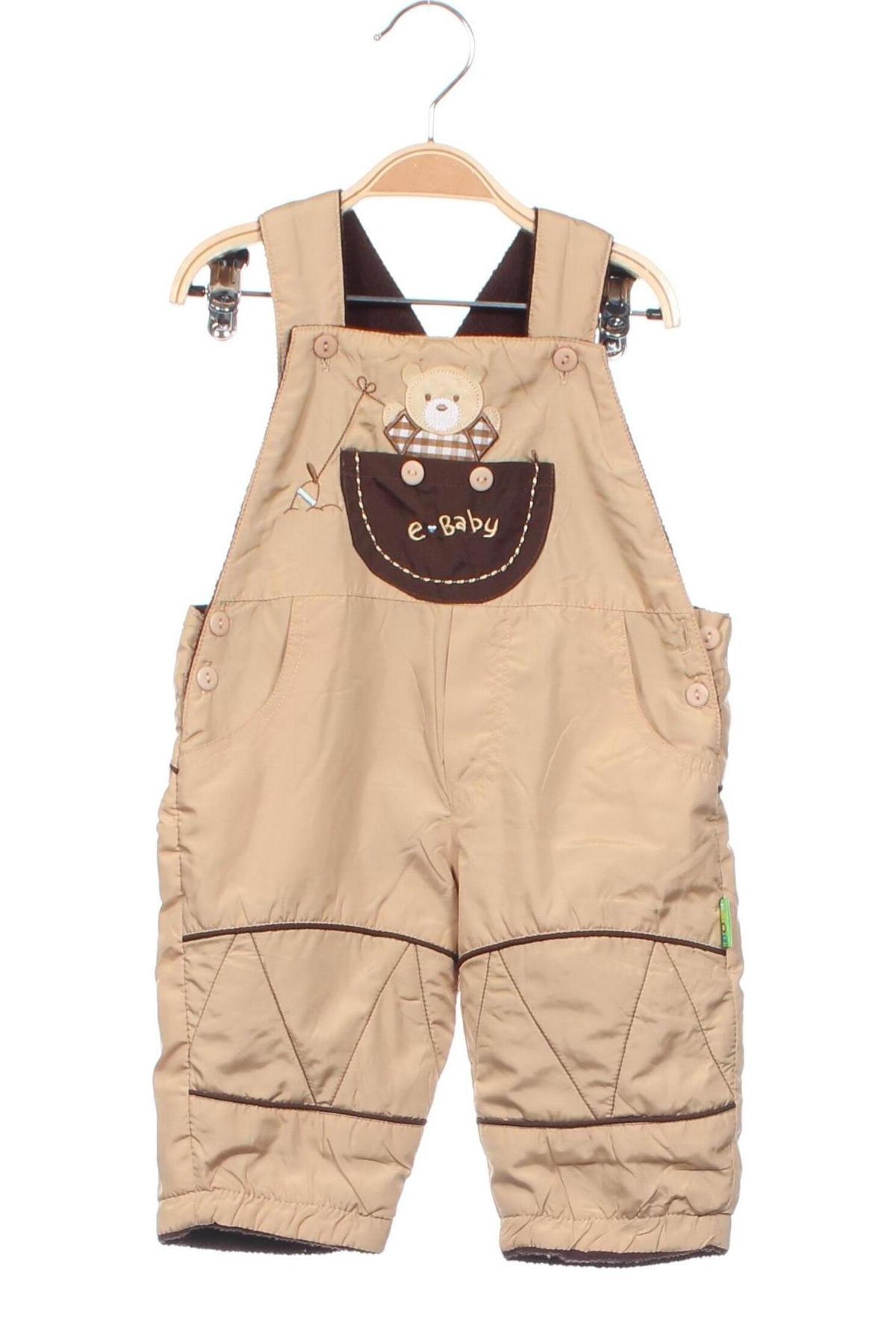 Kinder Overall, Größe 9-12m/ 74-80 cm, Farbe Beige, Preis 9,99 €