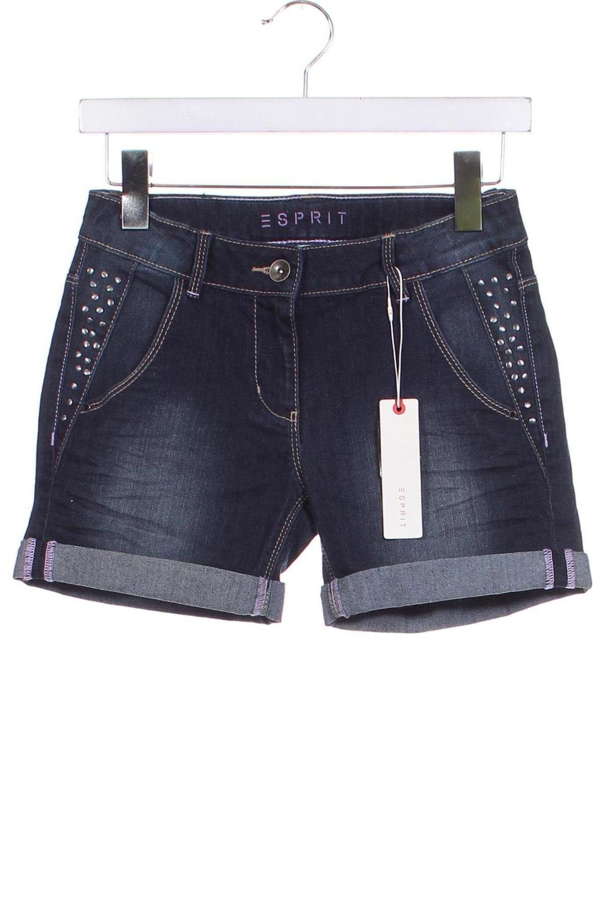 Kinder Shorts Esprit, Größe 12-13y/ 158-164 cm, Farbe Blau, Preis 12,00 €