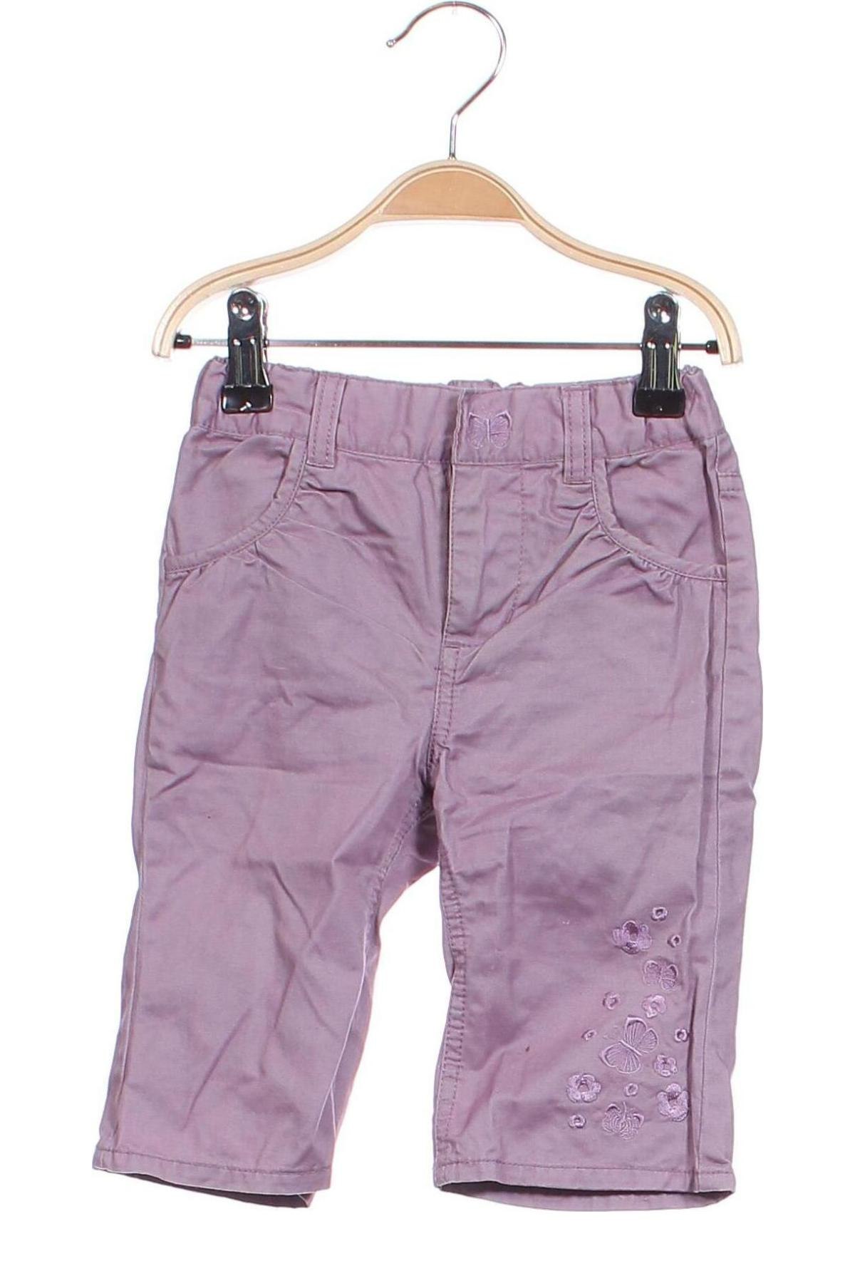 Pantaloni pentru copii H&M, Mărime 3-6m/ 62-68 cm, Culoare Mov, Preț 25,99 Lei