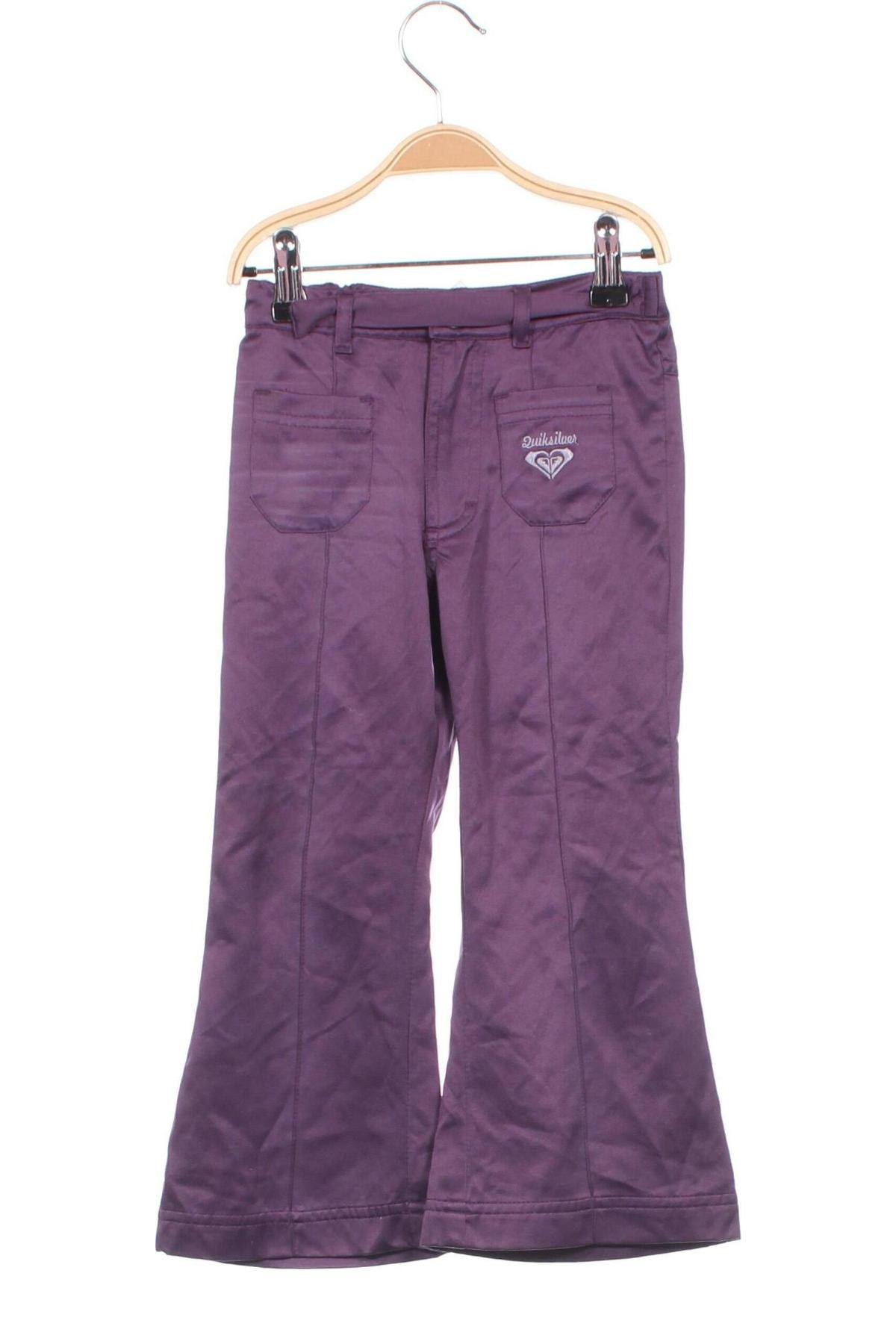 Pantaloni pentru copii Quiksilver, Mărime 3-4y/ 104-110 cm, Culoare Mov, Preț 144,49 Lei