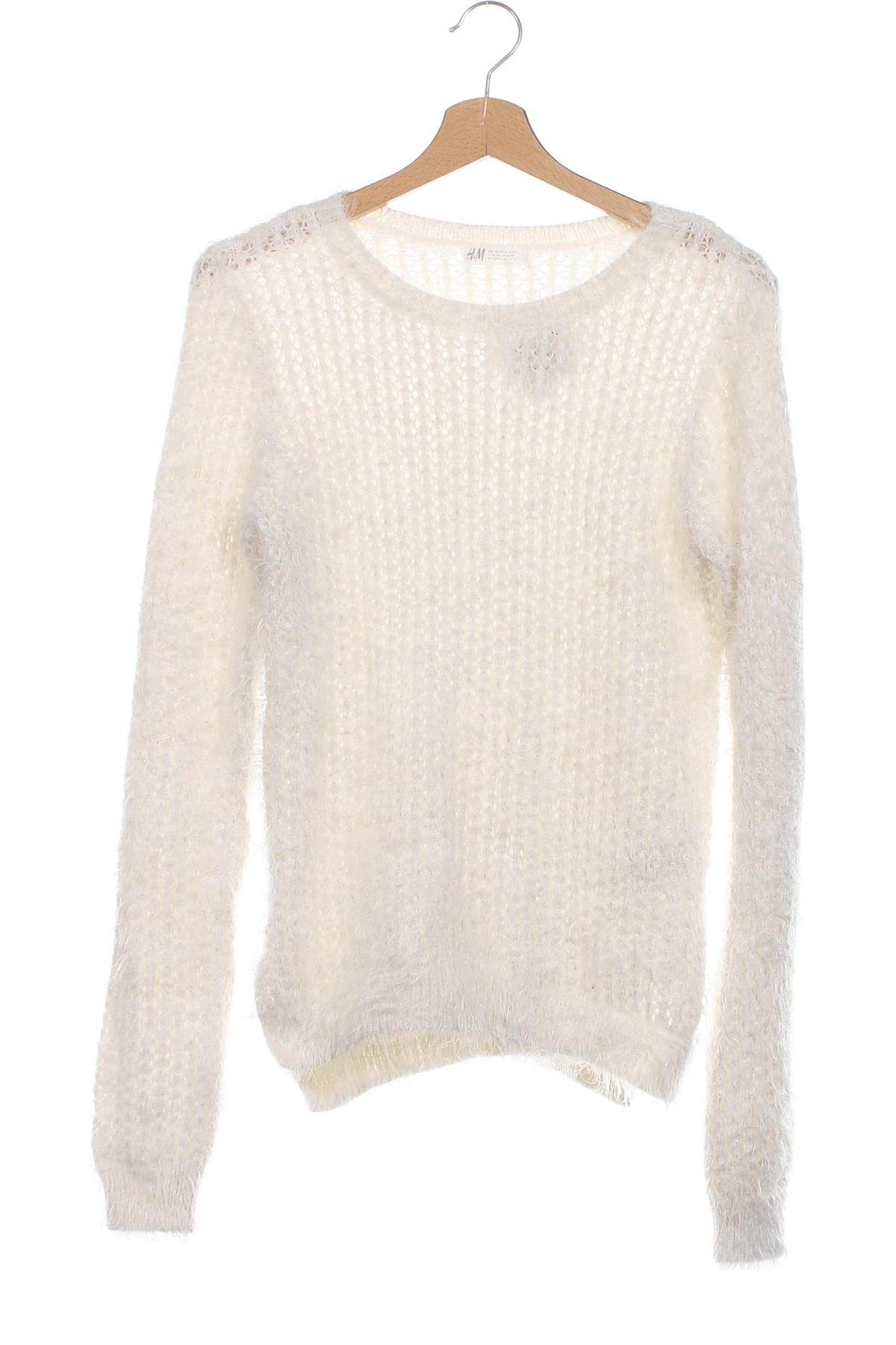 Dziecięcy sweter H&M, Rozmiar 12-13y/ 158-164 cm, Kolor Biały, Cena 35,99 zł