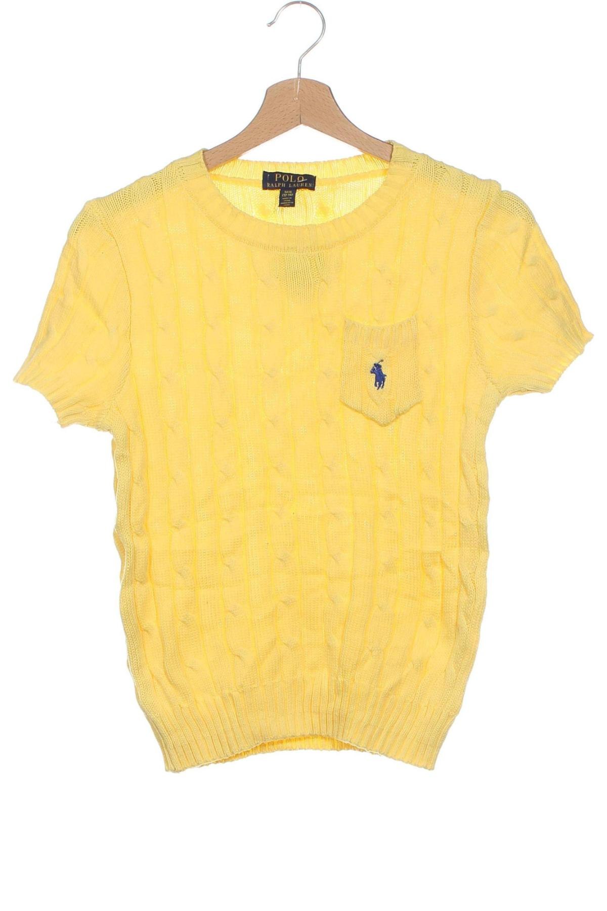 Dětský svetr  Polo By Ralph Lauren, Velikost 9-10y/ 140-146 cm, Barva Žlutá, Cena  1 084,00 Kč