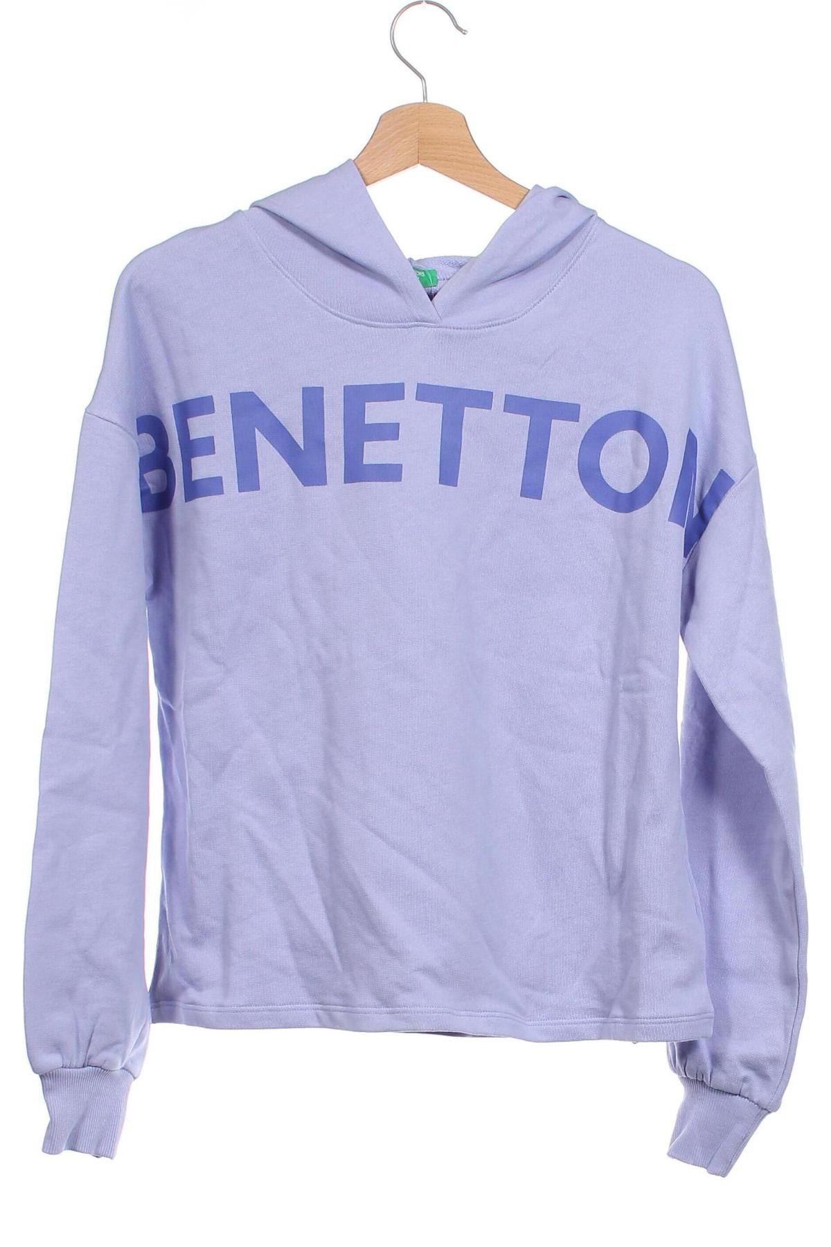 Gyerek sweatshirt United Colors Of Benetton, Méret 13-14y / 164-168 cm, Szín Lila, Ár 14 376 Ft