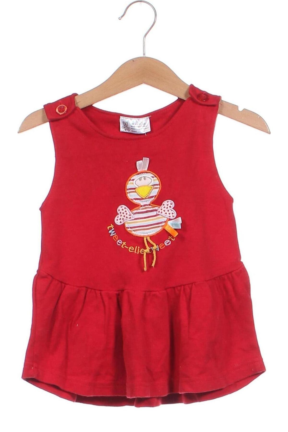 Kinder Latzkleid, Größe 3-6m/ 62-68 cm, Farbe Rot, Preis 5,99 €