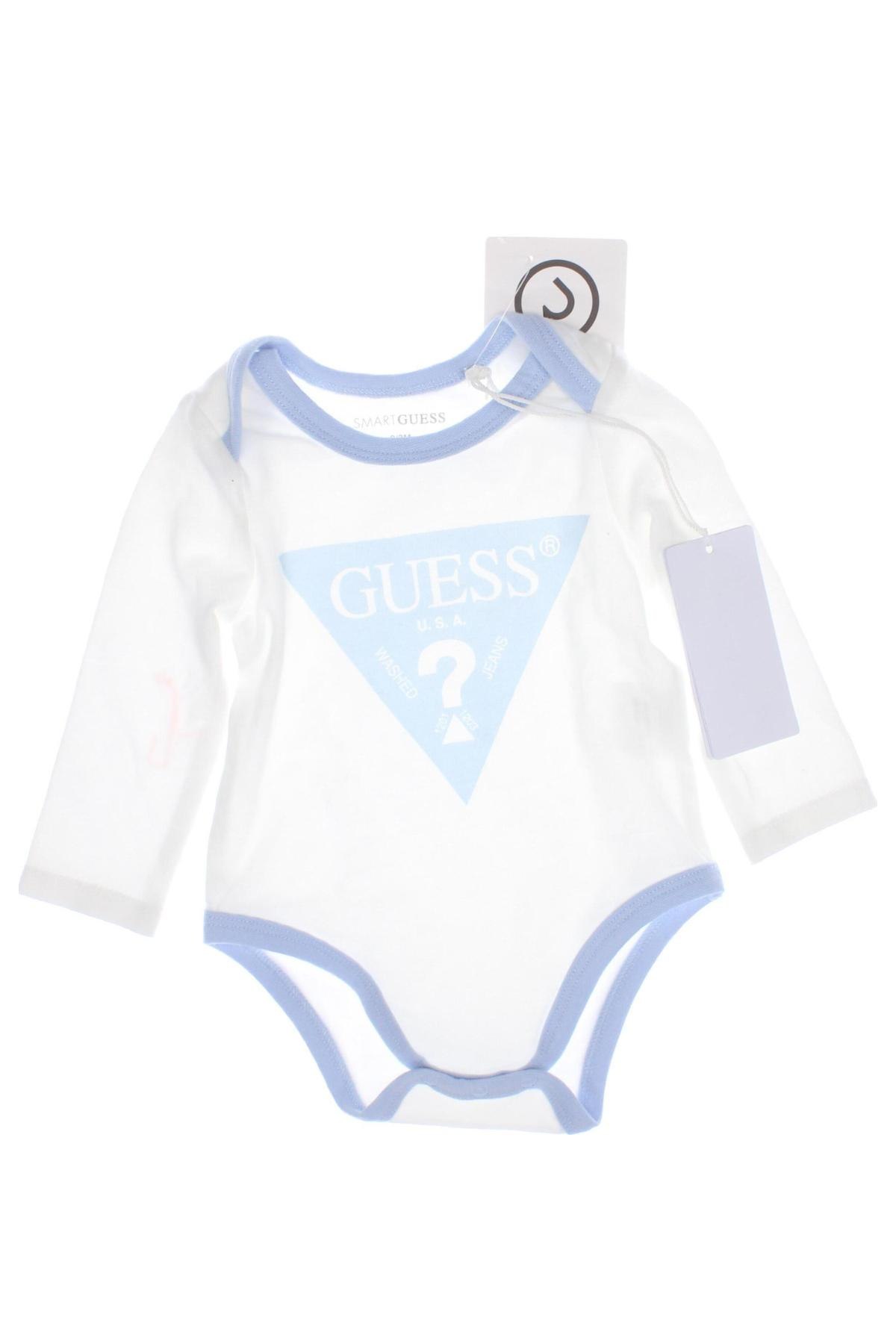 Gyerek body Guess, Méret 2-3m / 56-62 cm, Szín Fehér, Ár 16 279 Ft