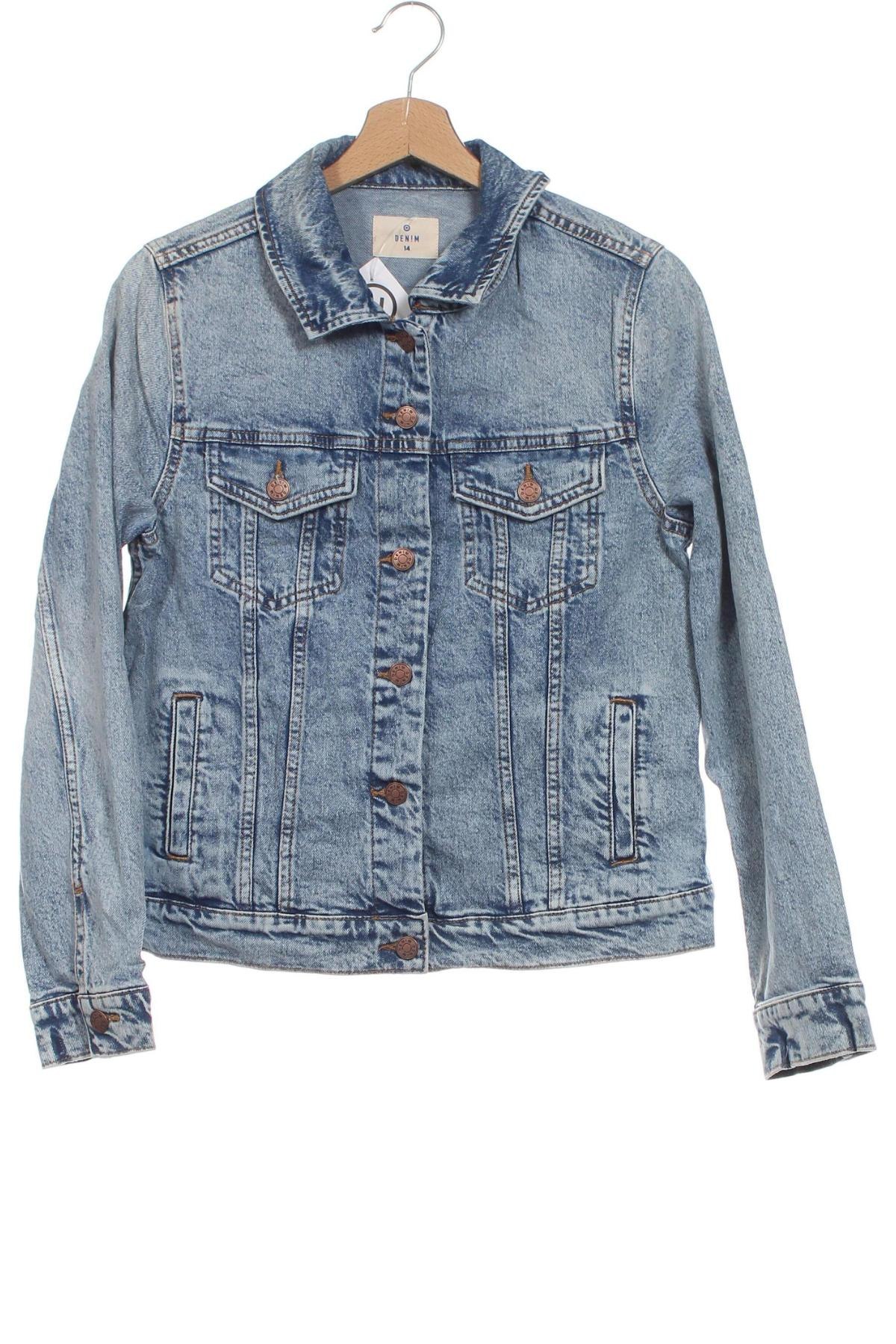 Kinder Jeansjacke Target, Größe 10-11y/ 146-152 cm, Farbe Blau, Preis 8,49 €