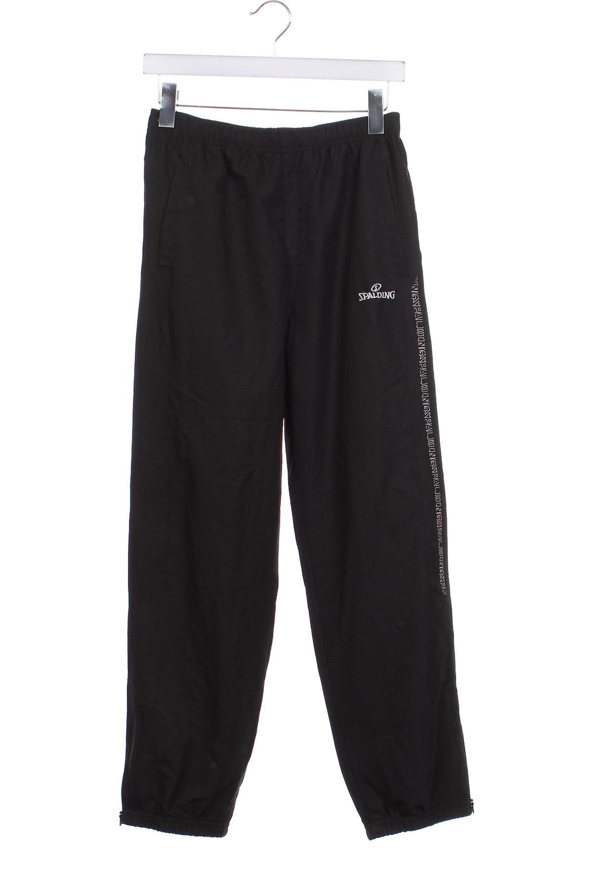 Pantaloni de trening, pentru copii Spalding, Mărime 13-14y/ 164-168 cm, Culoare Negru, Preț 78,95 Lei