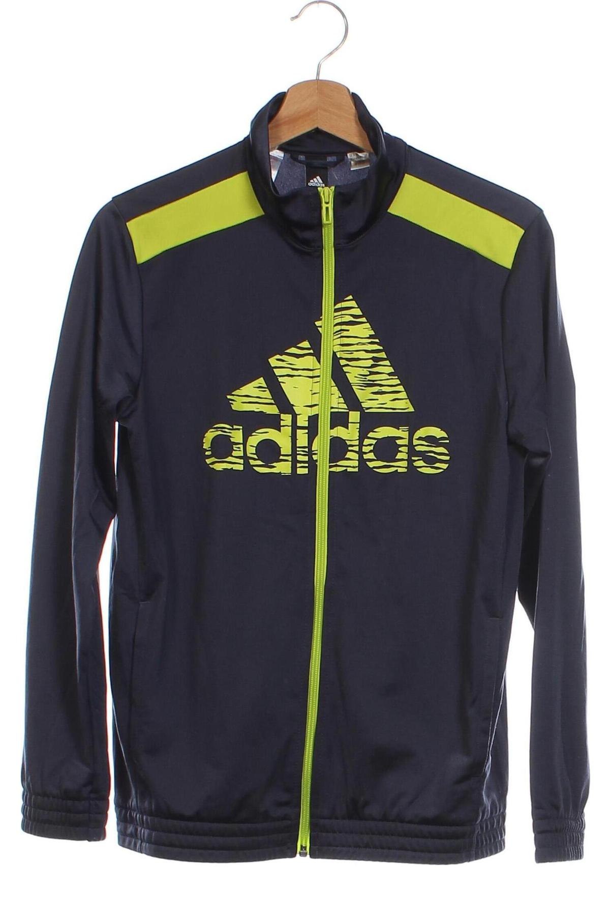 Παιδικό αθλητικό πάνω φόρμα Adidas, Μέγεθος 13-14y/ 164-168 εκ., Χρώμα Μπλέ, Τιμή 30,31 €