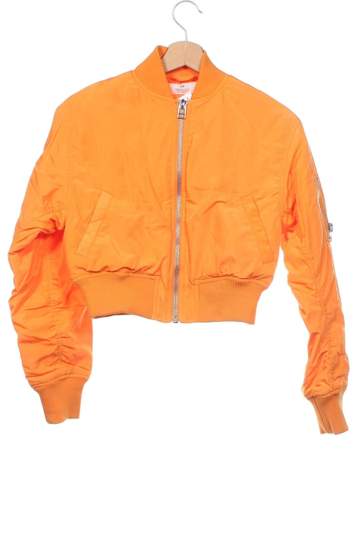 Kinderjacke H&M, Größe 9-10y/ 140-146 cm, Farbe Orange, Preis 11,49 €