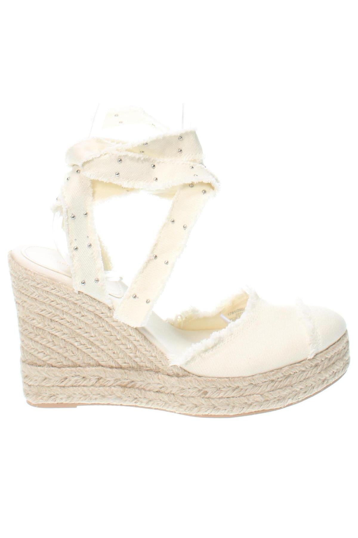 Espadrile Bershka, Mărime 41, Culoare Alb, Preț 123,99 Lei