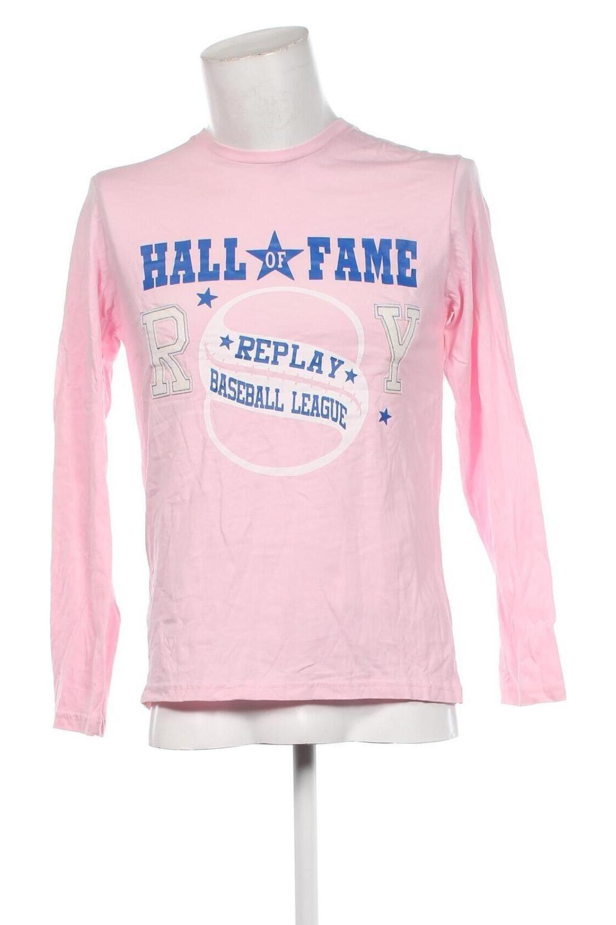 Herren Shirt Replay, Größe S, Farbe Rosa, Preis 9,99 €