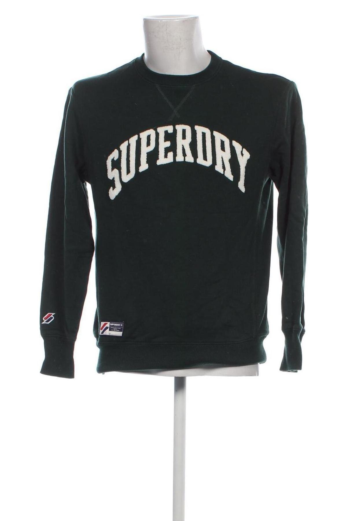 Ανδρική μπλούζα Superdry, Μέγεθος S, Χρώμα Πράσινο, Τιμή 19,18 €