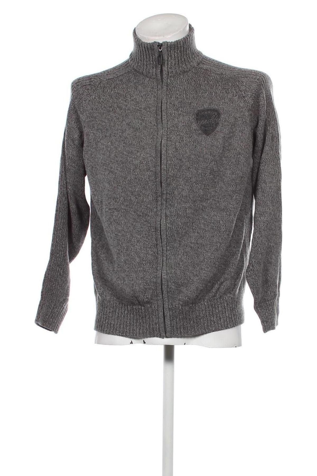 Herren Strickjacke Lerros, Größe L, Farbe Grau, Preis 33,40 €