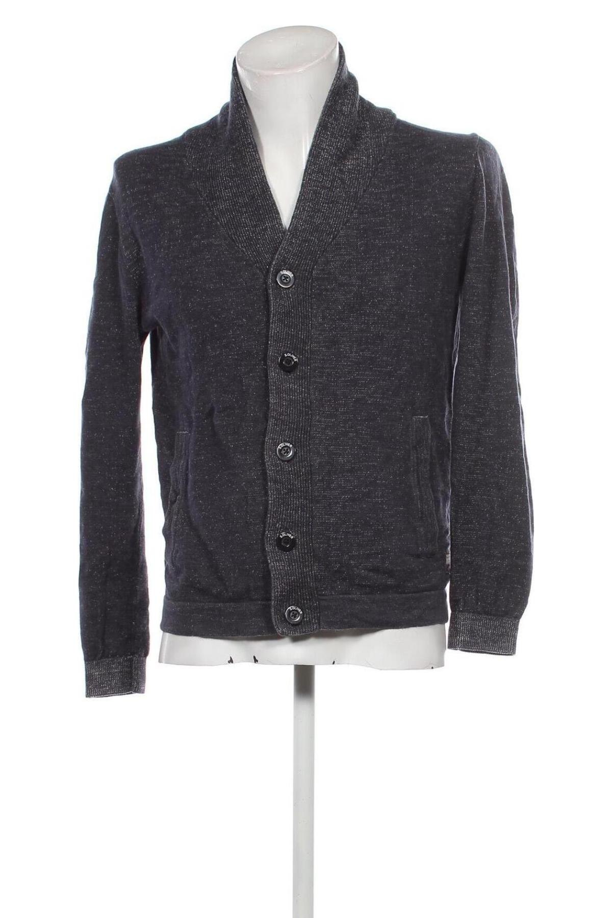 Herren Strickjacke S.Oliver, Größe M, Farbe Blau, Preis € 5,29