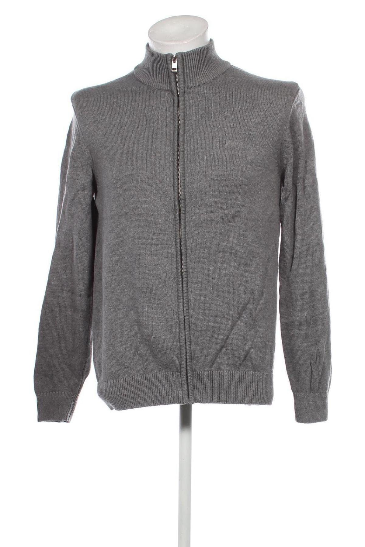 Herren Strickjacke S.Oliver, Größe L, Farbe Grau, Preis 11,99 €