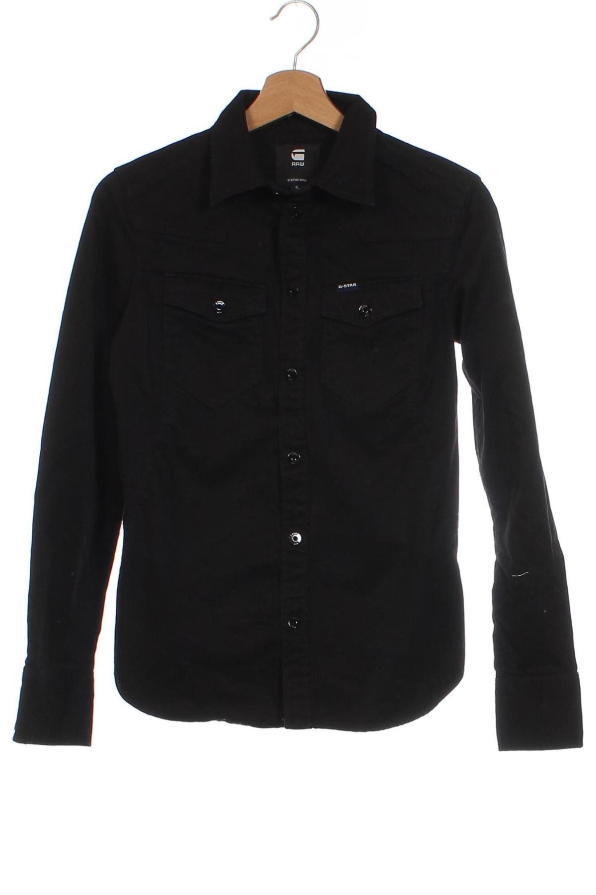 Herrenhemd G-Star Raw, Größe XS, Farbe Schwarz, Preis € 14,49