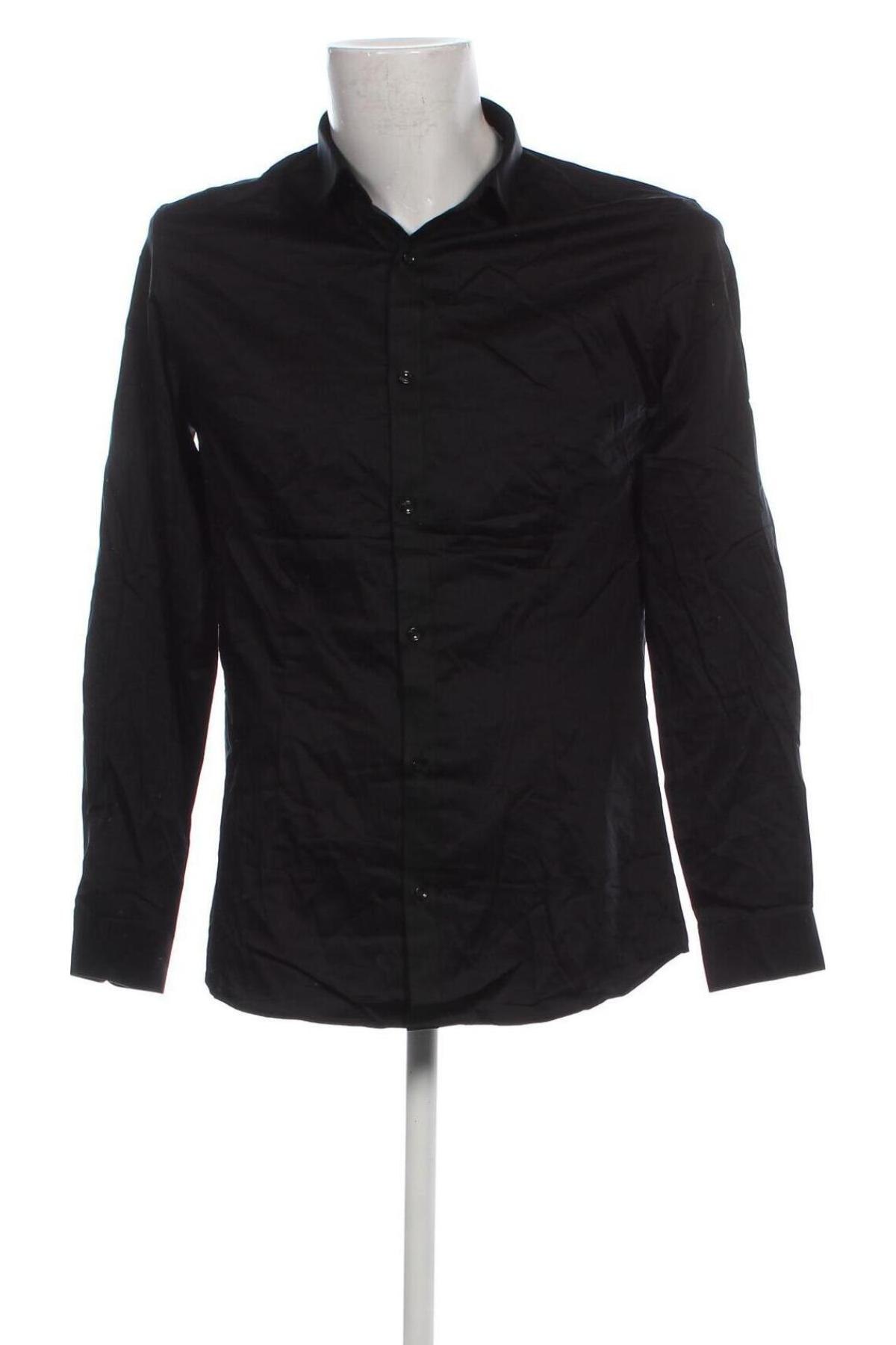 Herrenhemd Jack & Jones PREMIUM, Größe L, Farbe Schwarz, Preis € 10,99