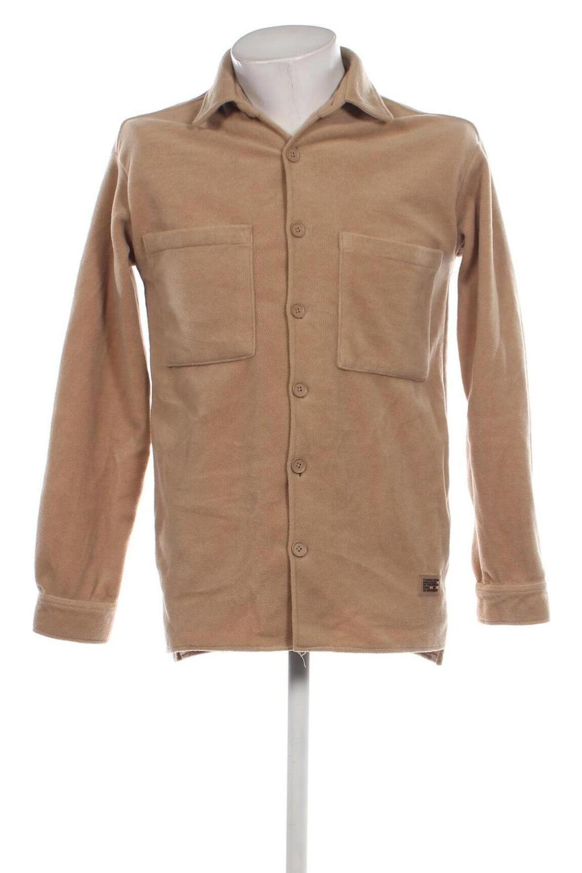 Herrenhemd Kleider Mafia, Größe S, Farbe Beige, Preis 4,99 €