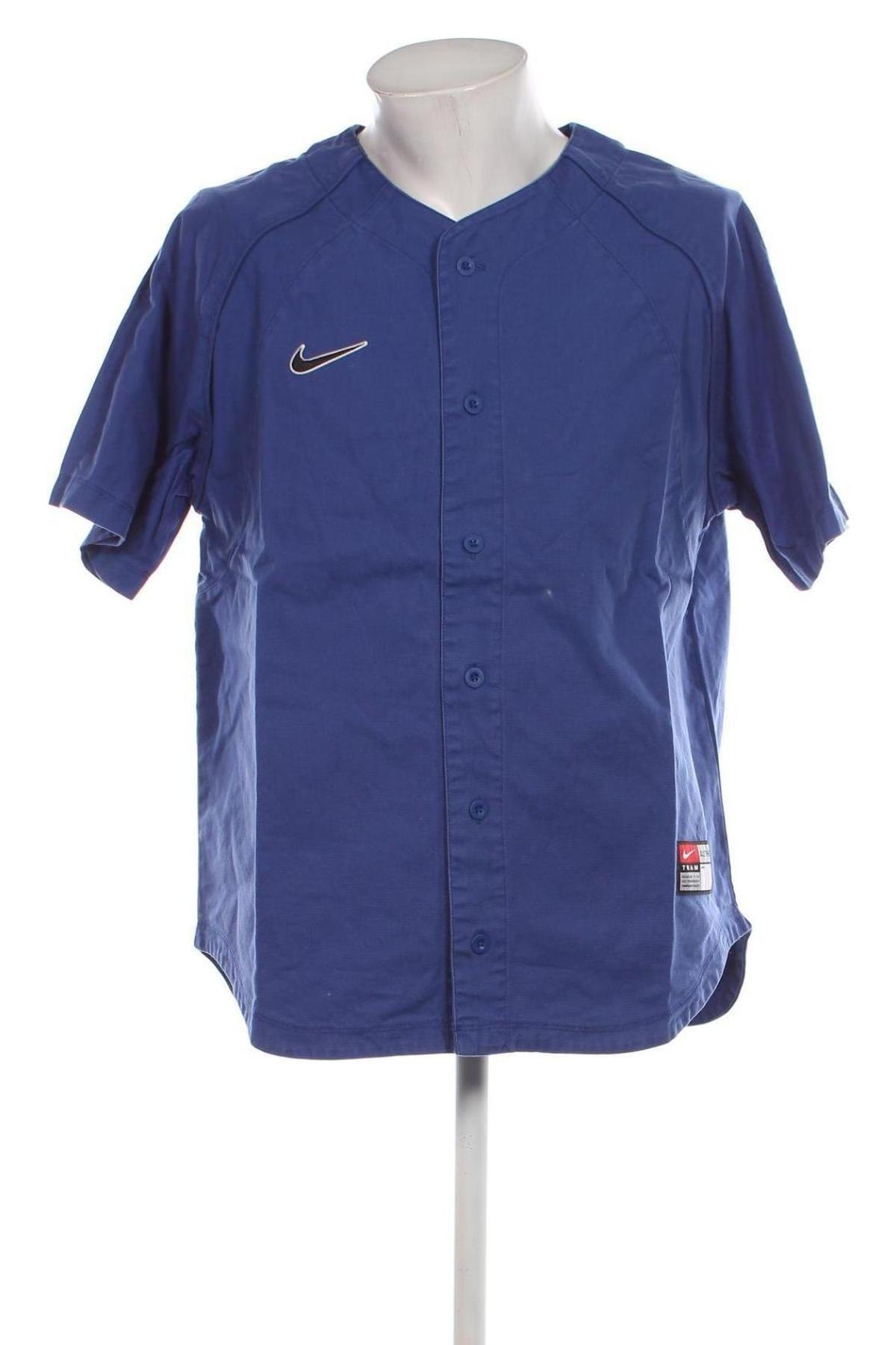 Herrenhemd Nike, Größe L, Farbe Blau, Preis 16,99 €