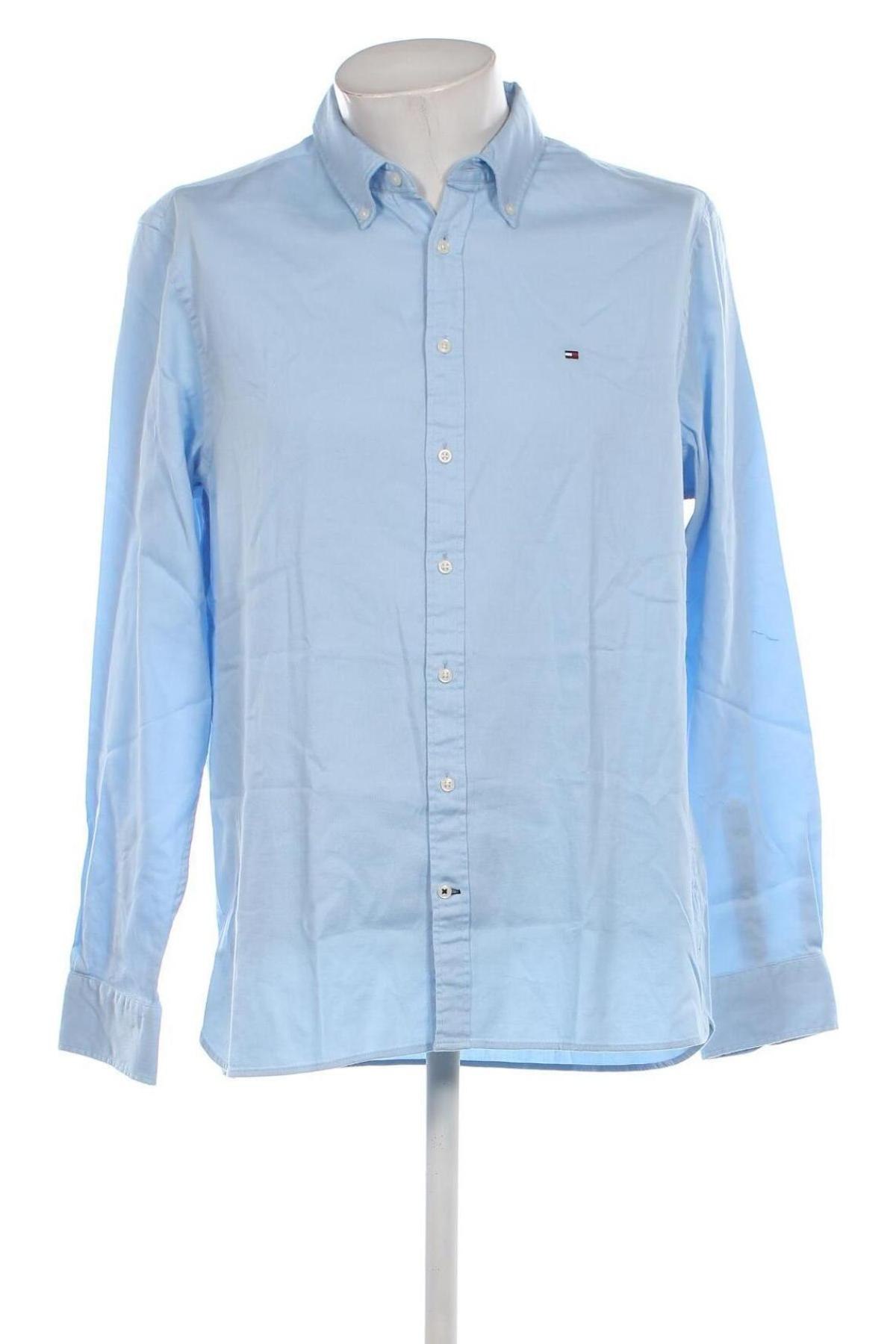 Herrenhemd Tommy Hilfiger, Größe XXL, Farbe Blau, Preis € 44,99