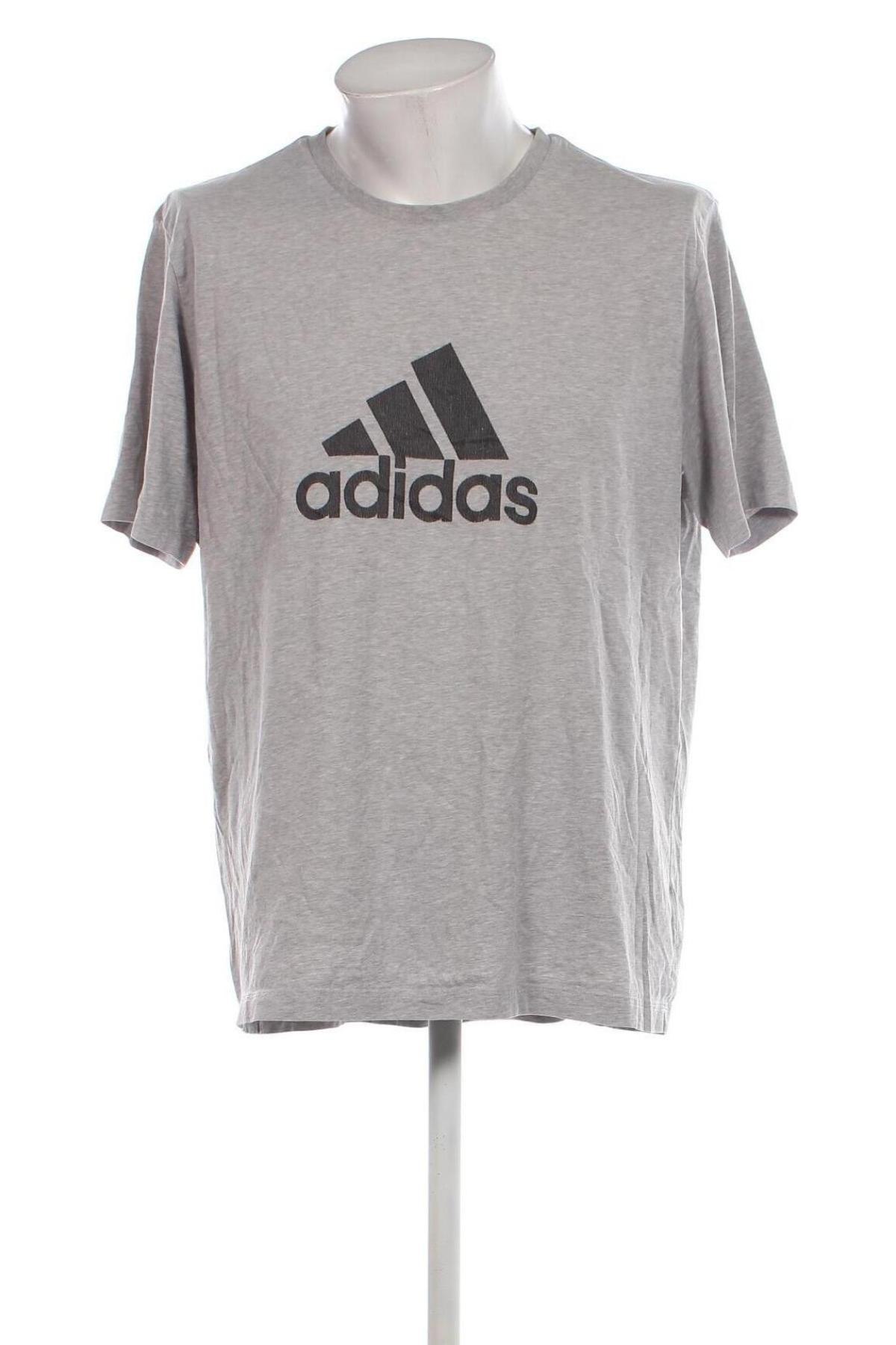 Pánske tričko  Adidas, Veľkosť XXL, Farba Sivá, Cena  15,31 €