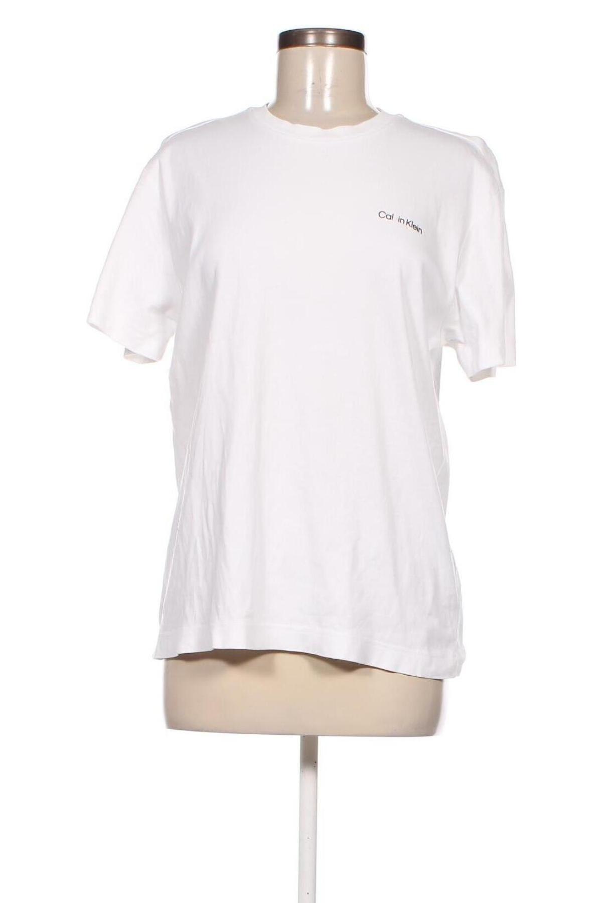 Męski T-shirt Calvin Klein Jeans, Rozmiar L, Kolor Biały, Cena 80,99 zł