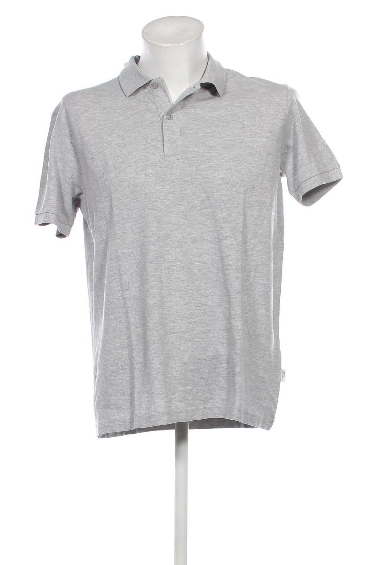 Ανδρικό t-shirt Selected Homme, Μέγεθος M, Χρώμα Γκρί, Τιμή 26,99 €