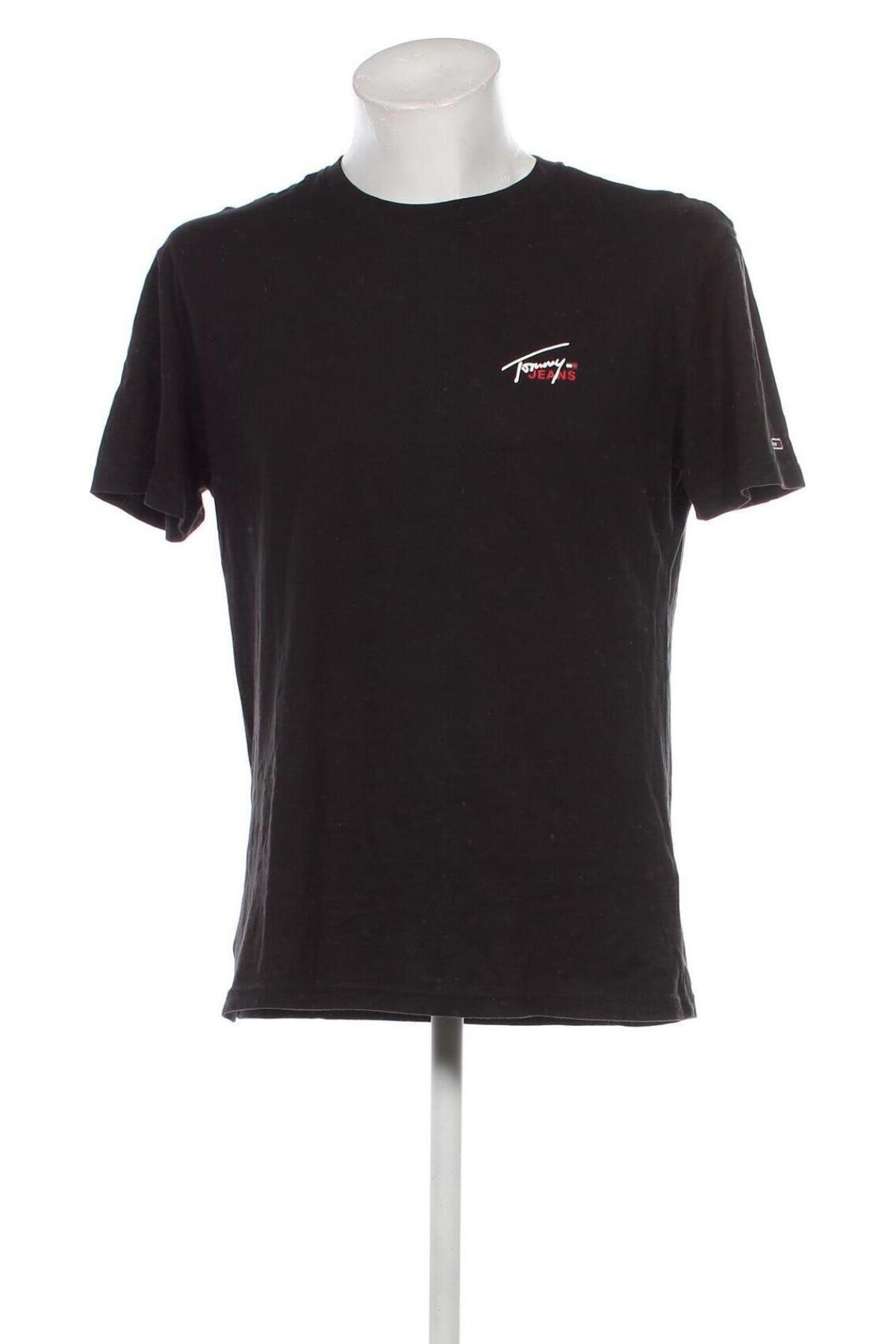 Herren T-Shirt Tommy Jeans, Größe M, Farbe Schwarz, Preis € 23,99