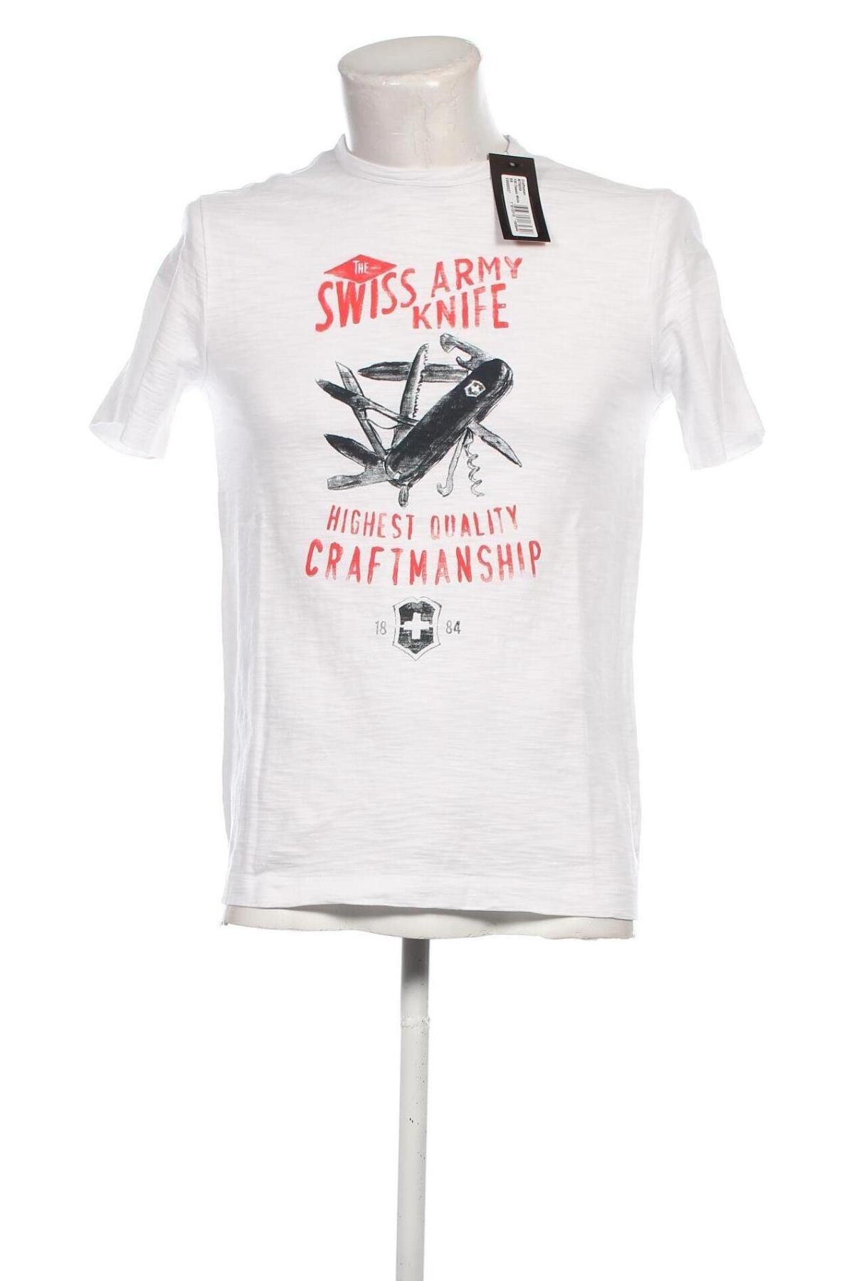 Ανδρικό t-shirt Victorinox, Μέγεθος XS, Χρώμα Λευκό, Τιμή 28,87 €