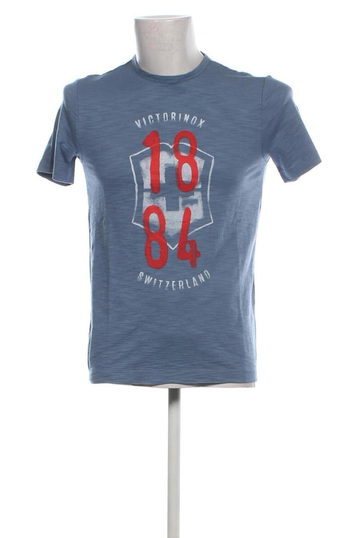 Herren T-Shirt Victorinox, Größe XS, Farbe Blau, Preis 6,99 €