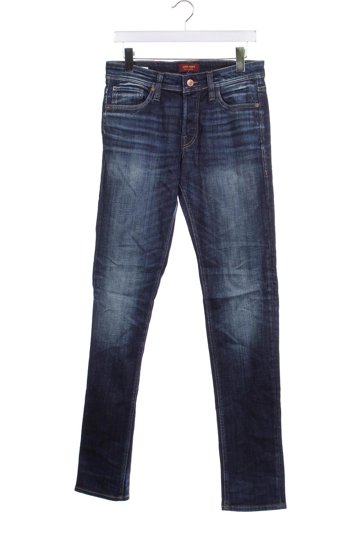 Męskie jeansy Jack & Jones, Rozmiar S, Kolor Niebieski, Cena 36,99 zł