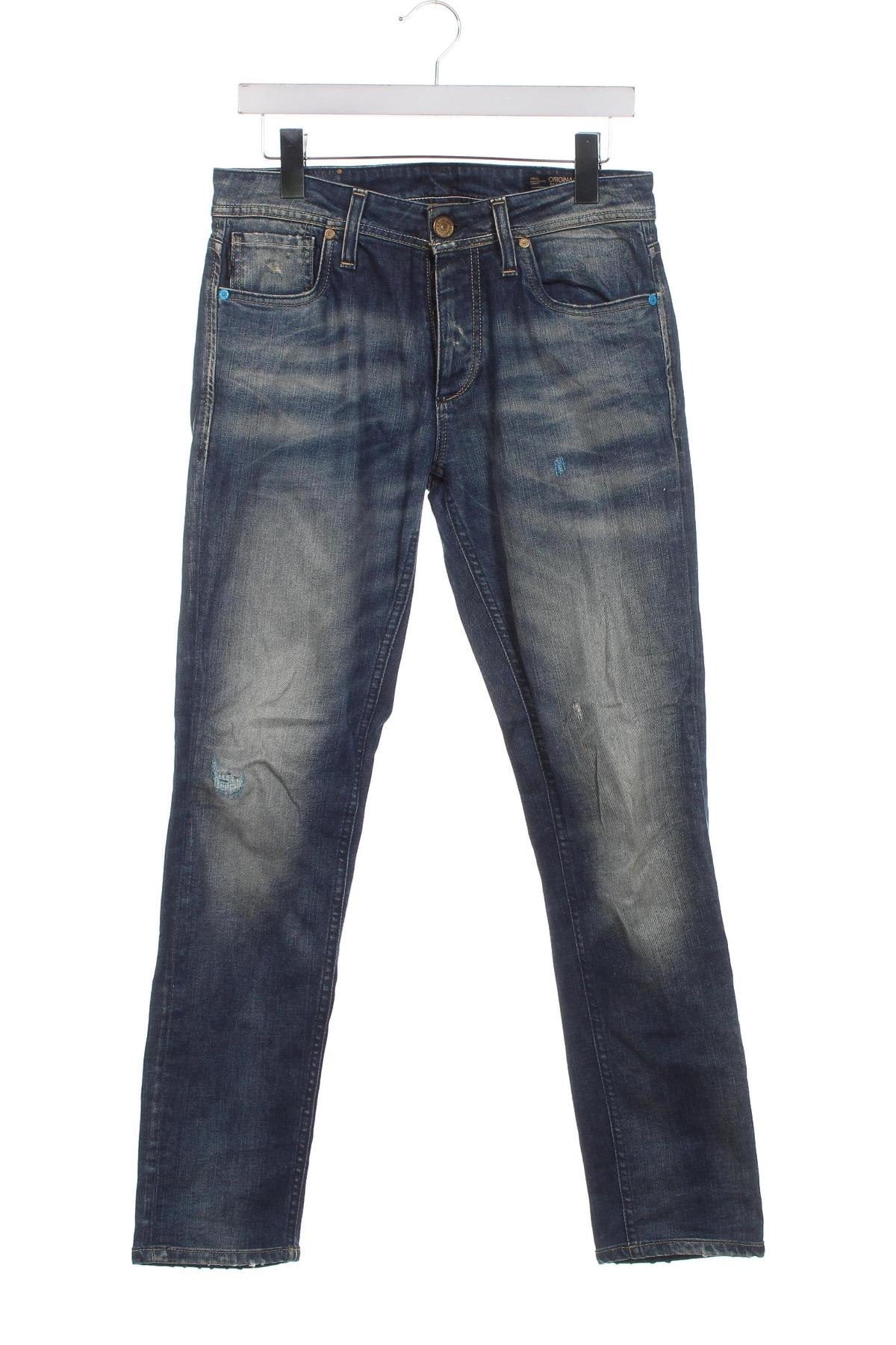 Męskie jeansy Originals By Jack & Jones, Rozmiar S, Kolor Niebieski, Cena 35,99 zł