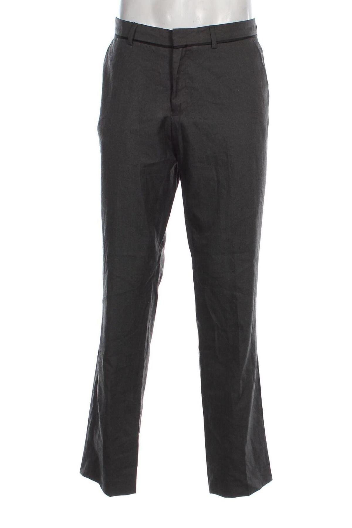 Pantaloni de bărbați Bpc Bonprix Collection, Mărime L, Culoare Gri, Preț 29,99 Lei