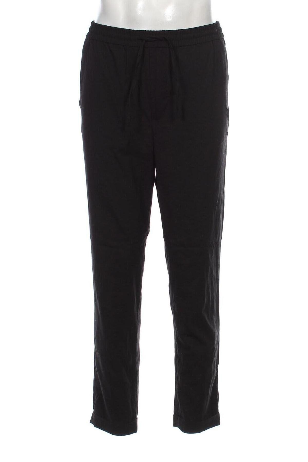 Pantaloni de bărbați H&M, Mărime L, Culoare Negru, Preț 26,99 Lei