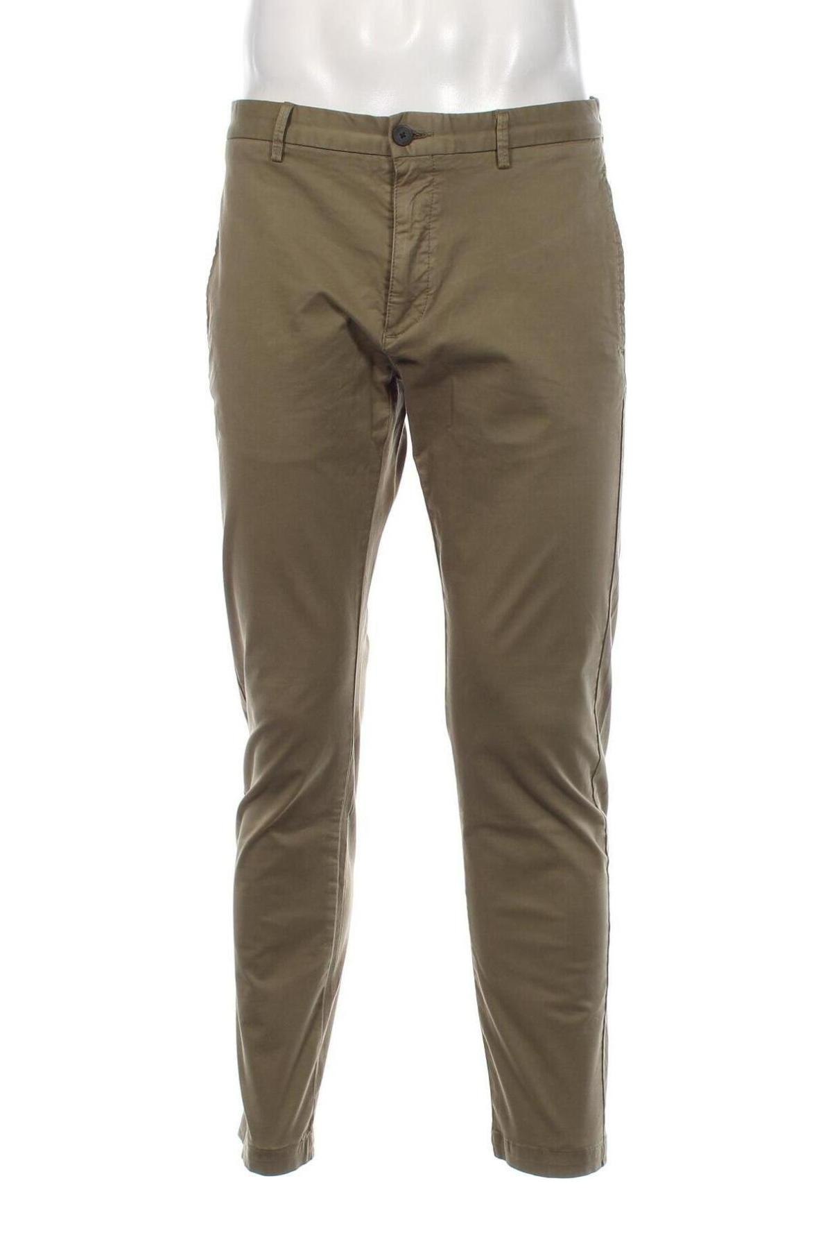 Pantaloni de bărbați Hugo Boss, Mărime M, Culoare Verde, Preț 835,53 Lei