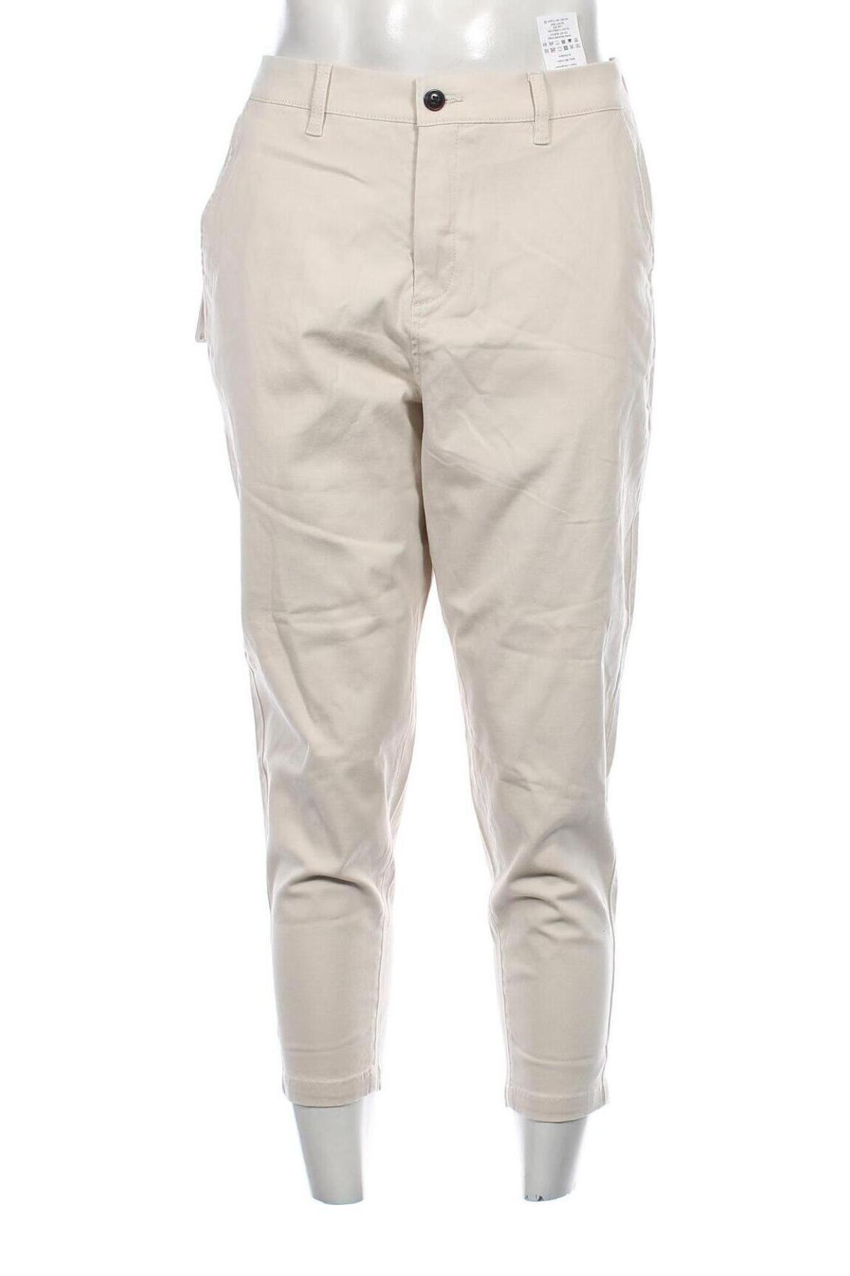 Herrenhose Jack & Jones, Größe L, Farbe Ecru, Preis € 12,49